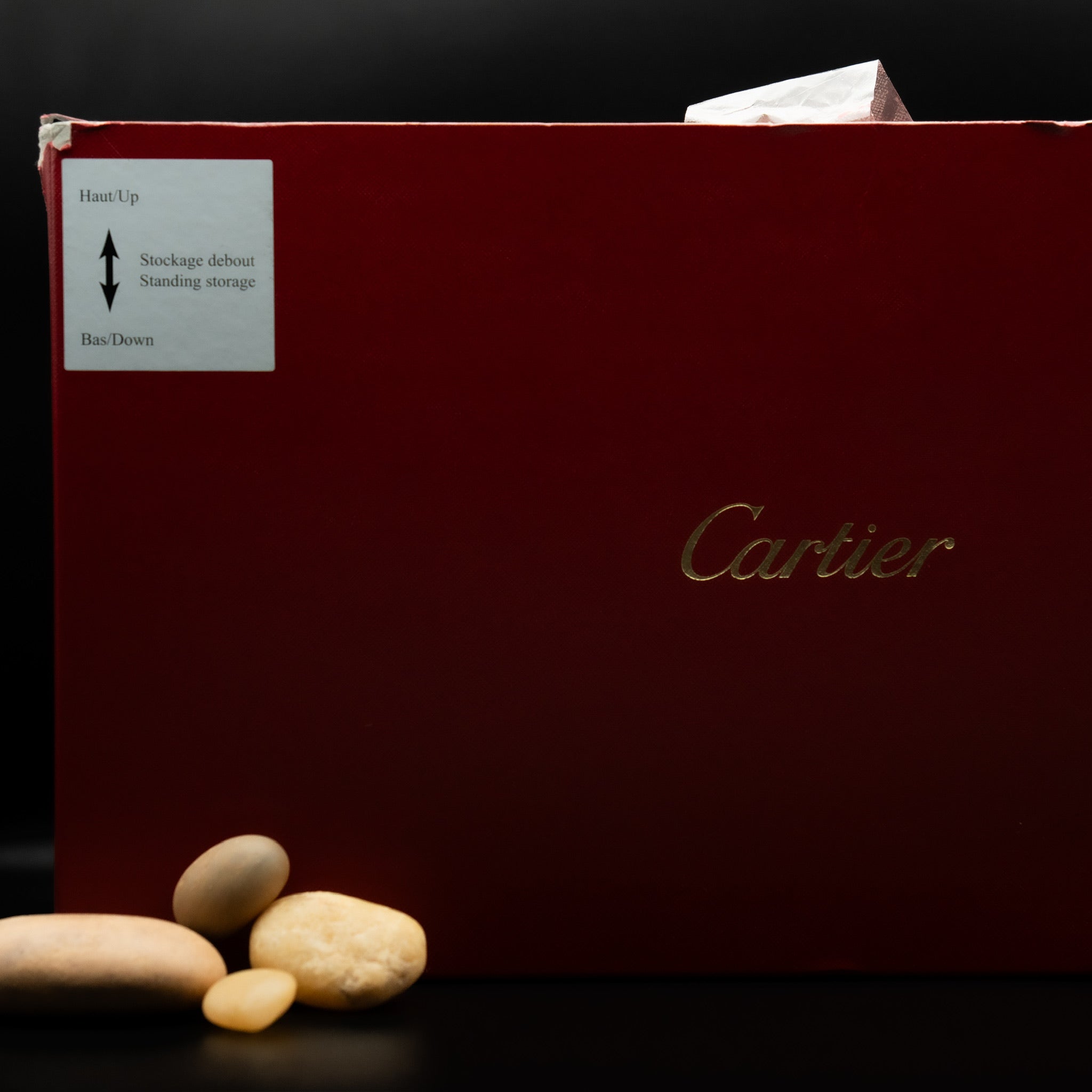 Cartier Marcello de Cartier Small Bowling Bag in Burgundy Patent Calfskin from 2013