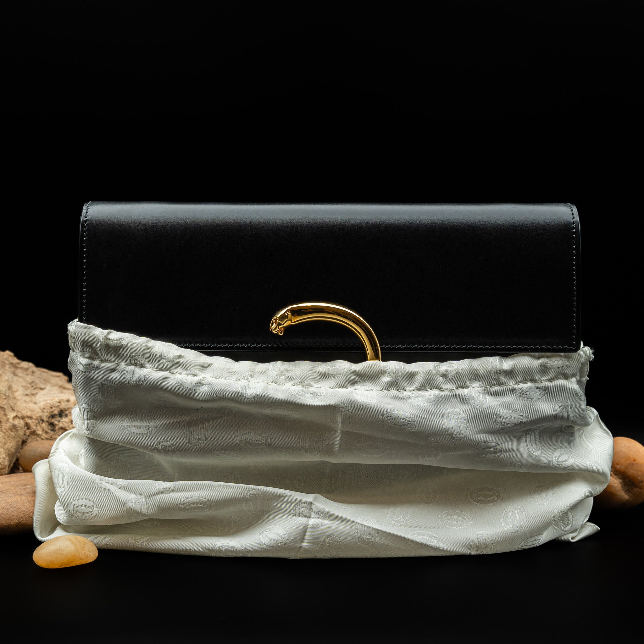 Cartier Must de Cartier Panthère “C” Evening Clutch with Detachable Shoulder Strap from 1993
