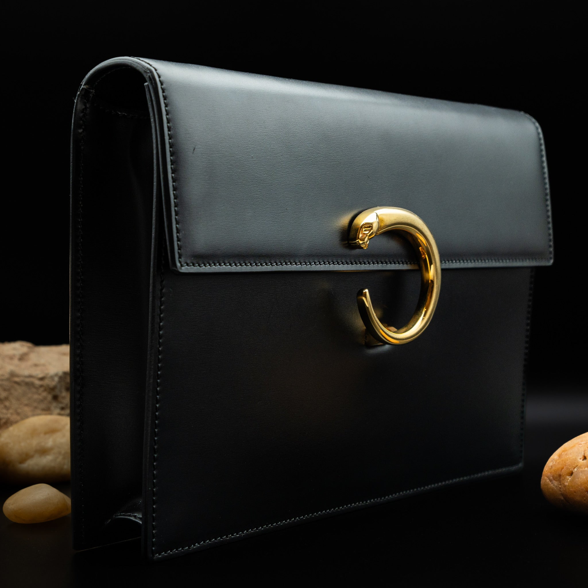 Cartier Must de Cartier Panthère “C” Evening Clutch with Detachable Shoulder Strap from 1993