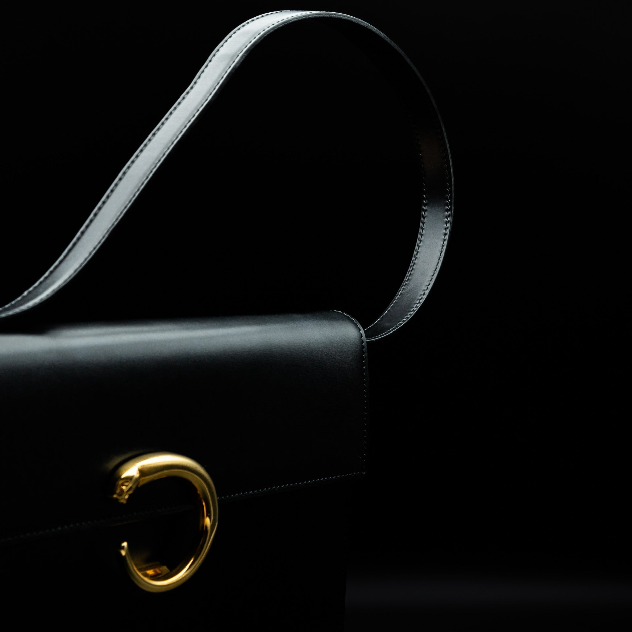 Cartier Must de Cartier Panthère “C” Evening Clutch with Detachable Shoulder Strap from 1993