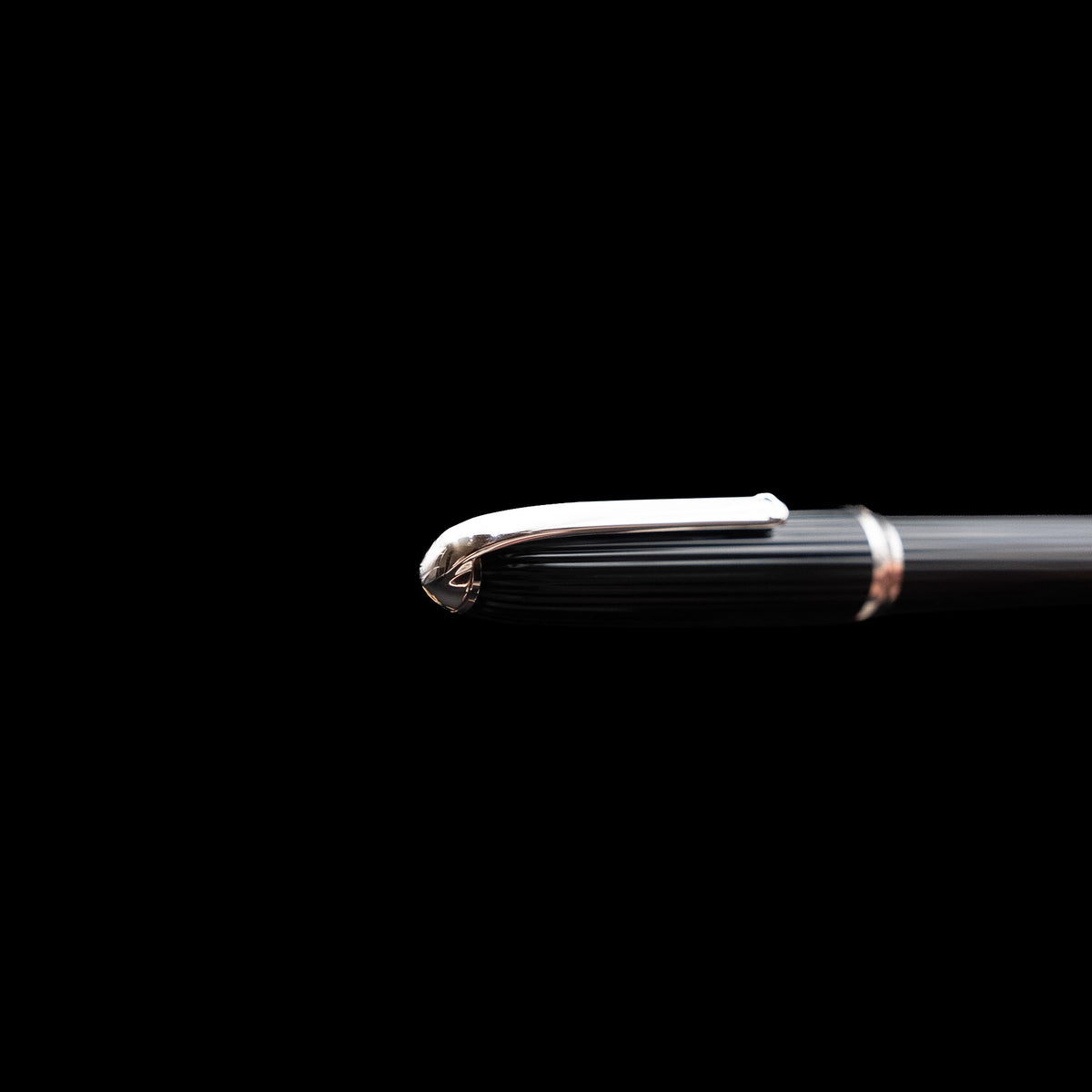 Cartier Louis Cartier Rollerball Pen in Black Composite with Platinum Finish (Ref. ST170040)
