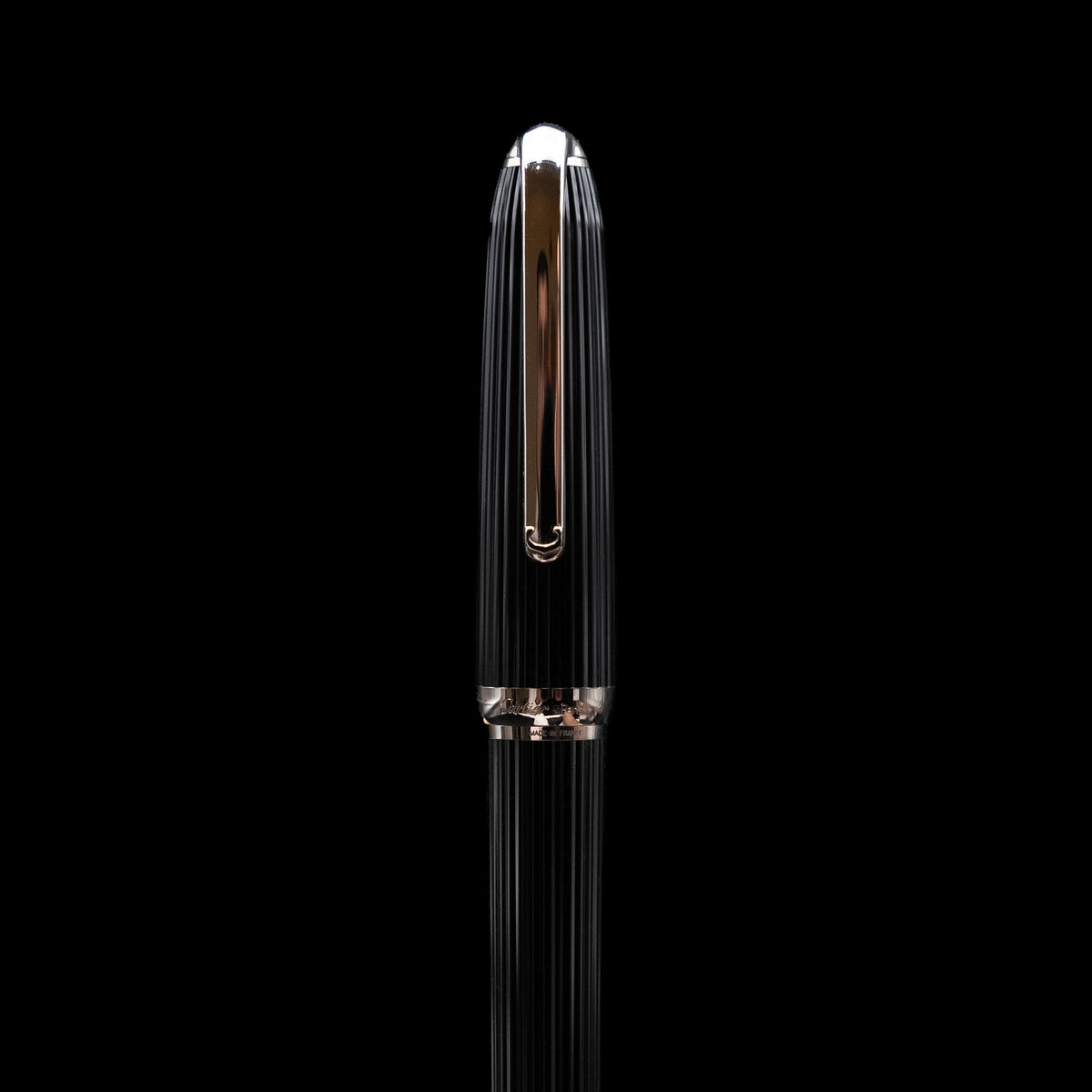 Cartier Louis Cartier Rollerball Pen in Black Composite with Platinum Finish (Ref. ST170040)