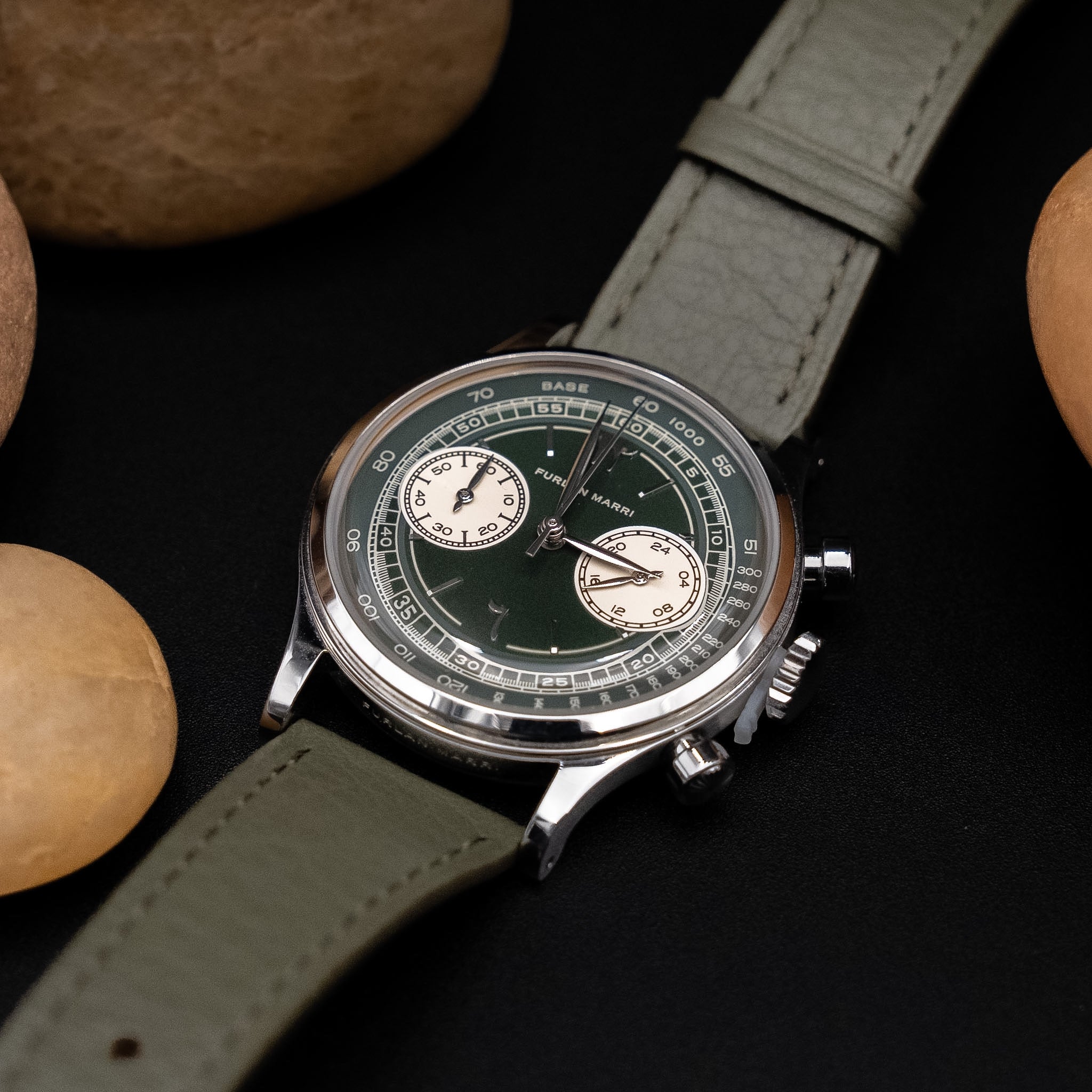 Furlan Marri Limited Edition Sage Green Mechaquartz Chronograph (38 mm)
