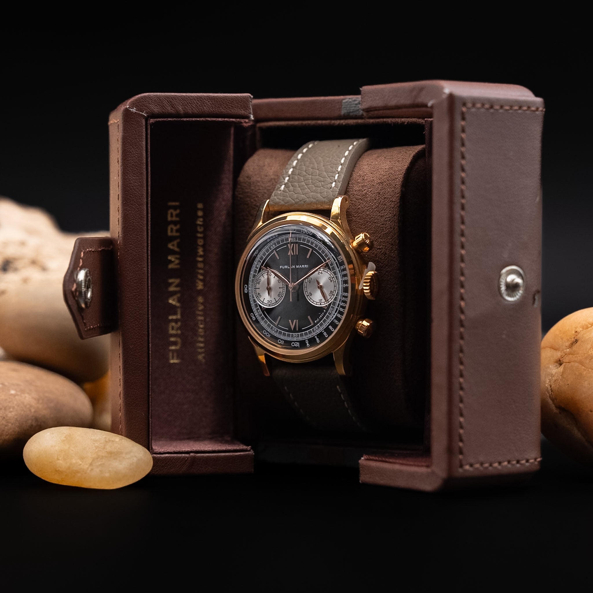 Furlan Marri Farro (Ref. 1022-B) Chronograph in Rose Gold-Plated Stainless Steel