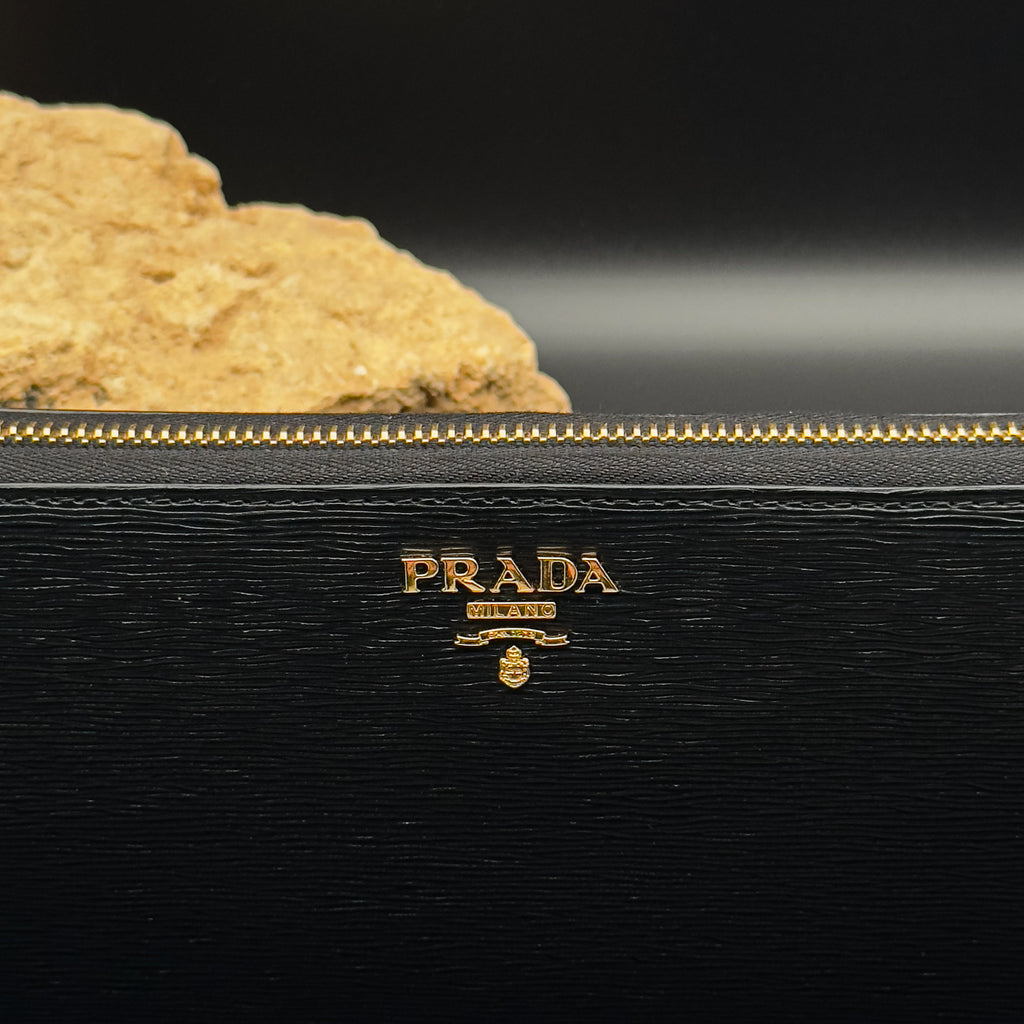 Prada Large Saffiano Leather Wallet