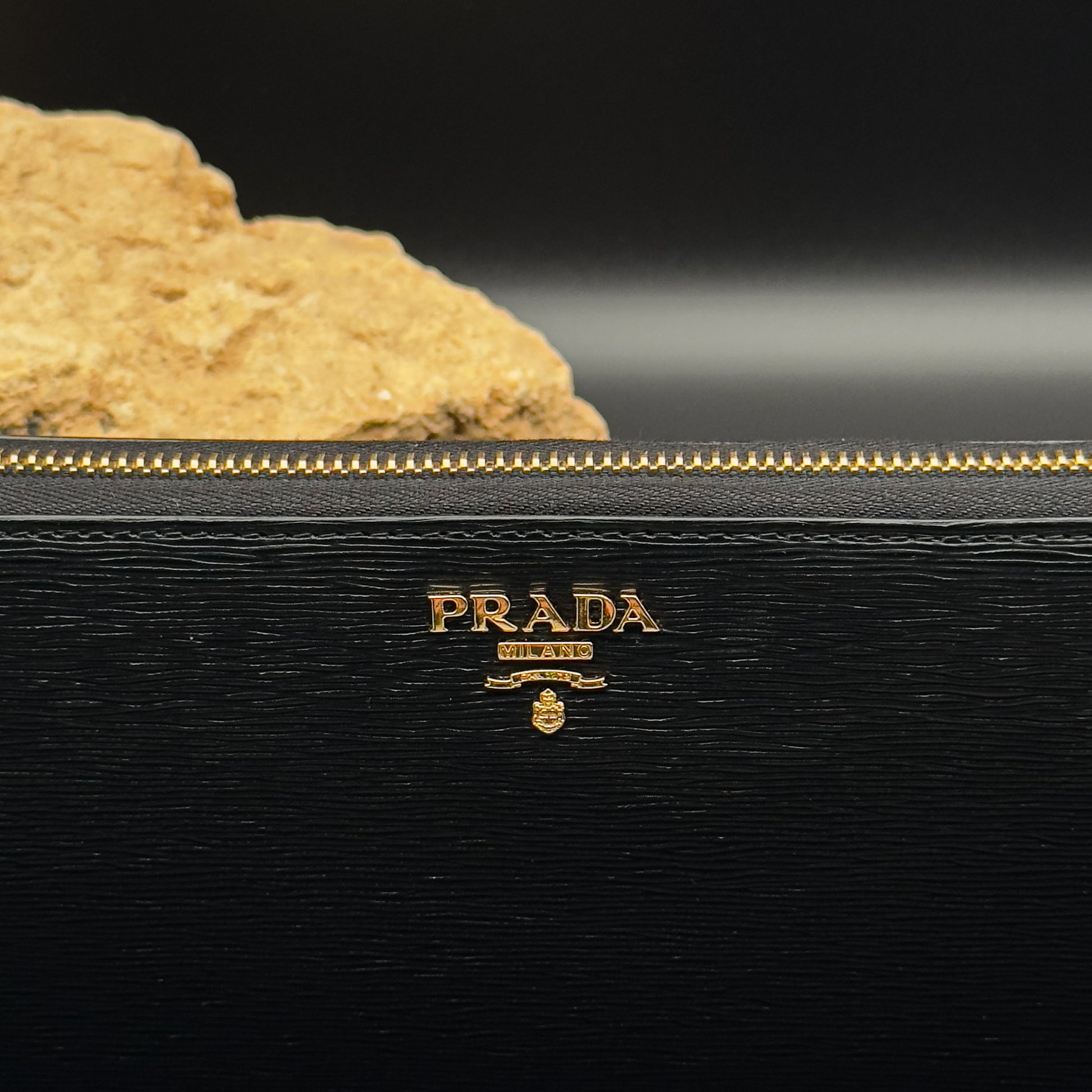 Prada Large Saffiano Leather Wallet