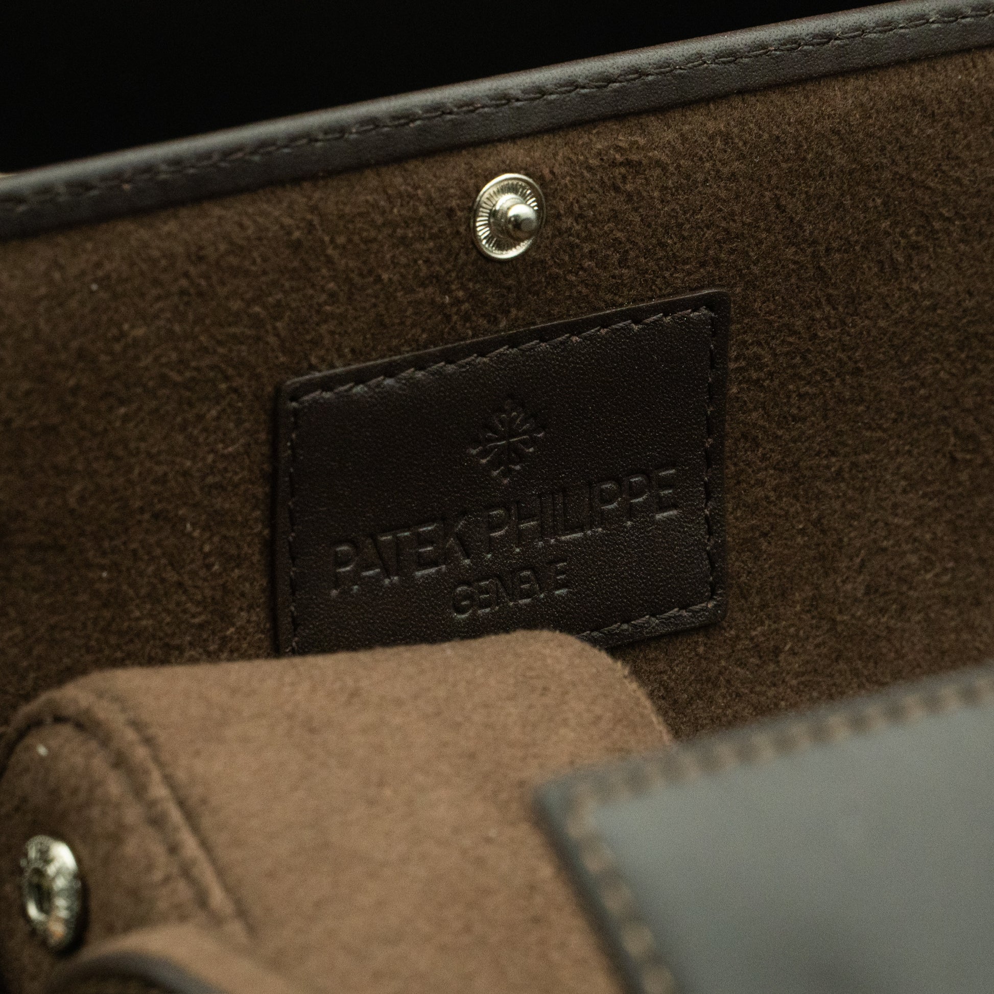 Patek Philippe Étui Brown Leather Travel Case – Two-Watch & Cufflink Holder