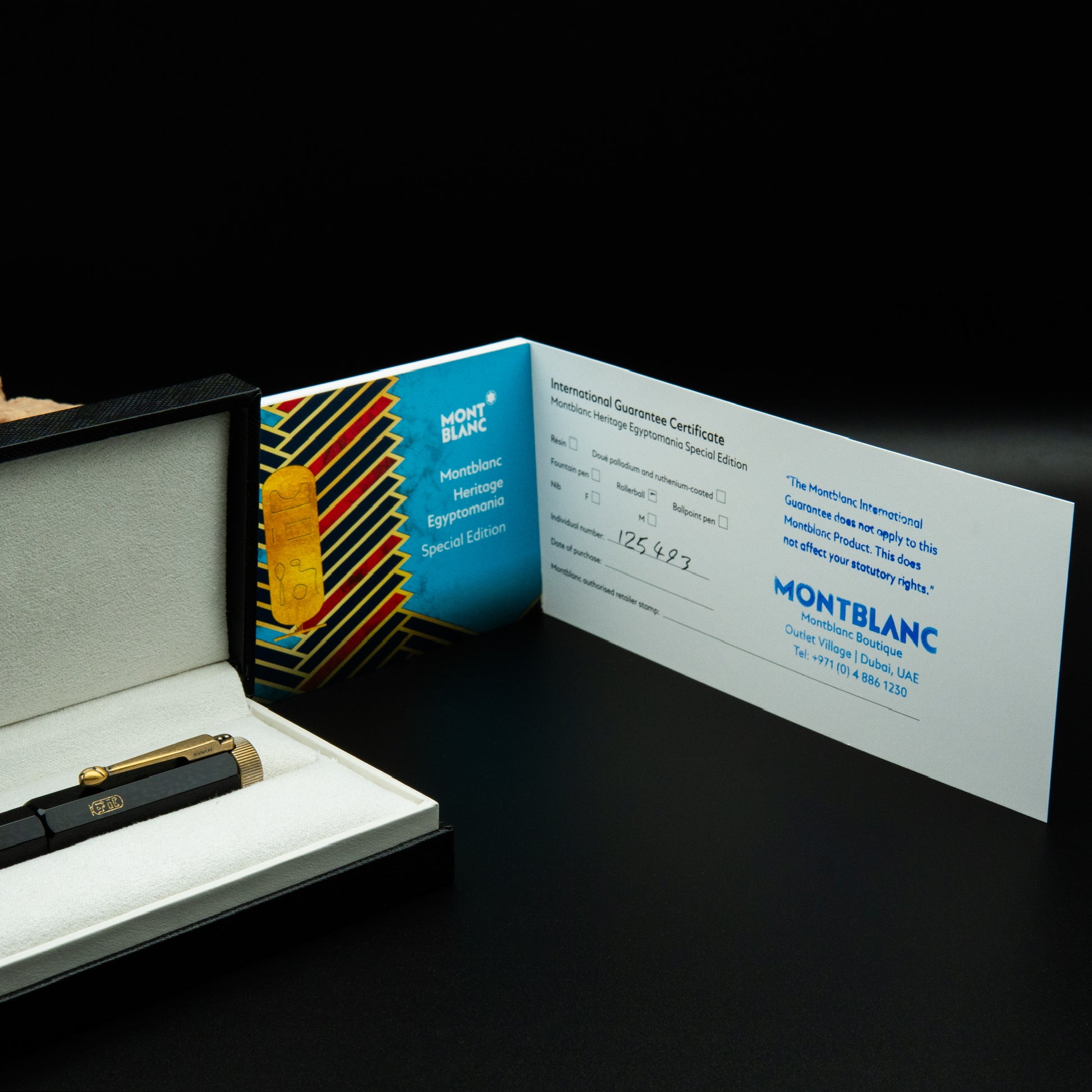 Montblanc Heritage Egyptomania Special Edition Rollerball Pen