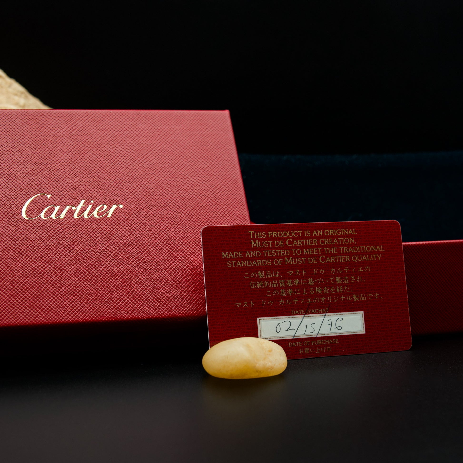Cartier “Happy Birthday” Bordeaux Pink Leather Card Holder