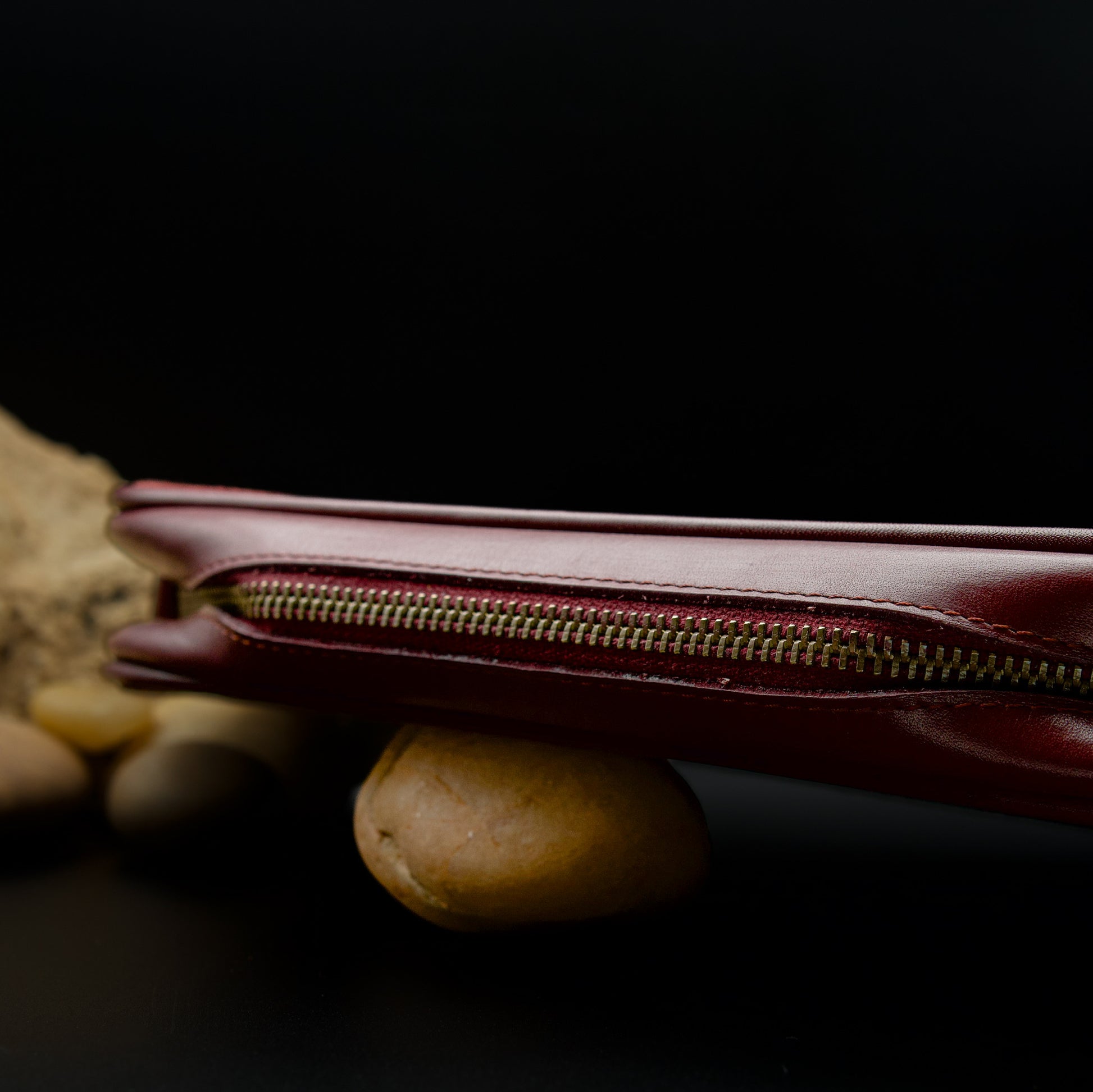 Must de Cartier Bordeaux Suede and Leather Bag with Clutch Strap (1970s–1980s)