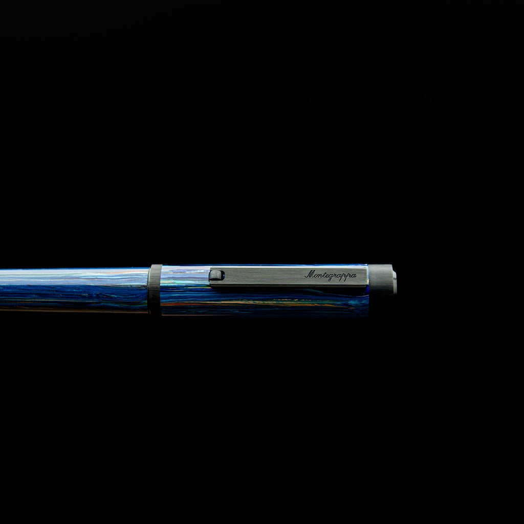 Montegrappa Zero Zodiac Libra Blue Limited Edition Fountain Pen