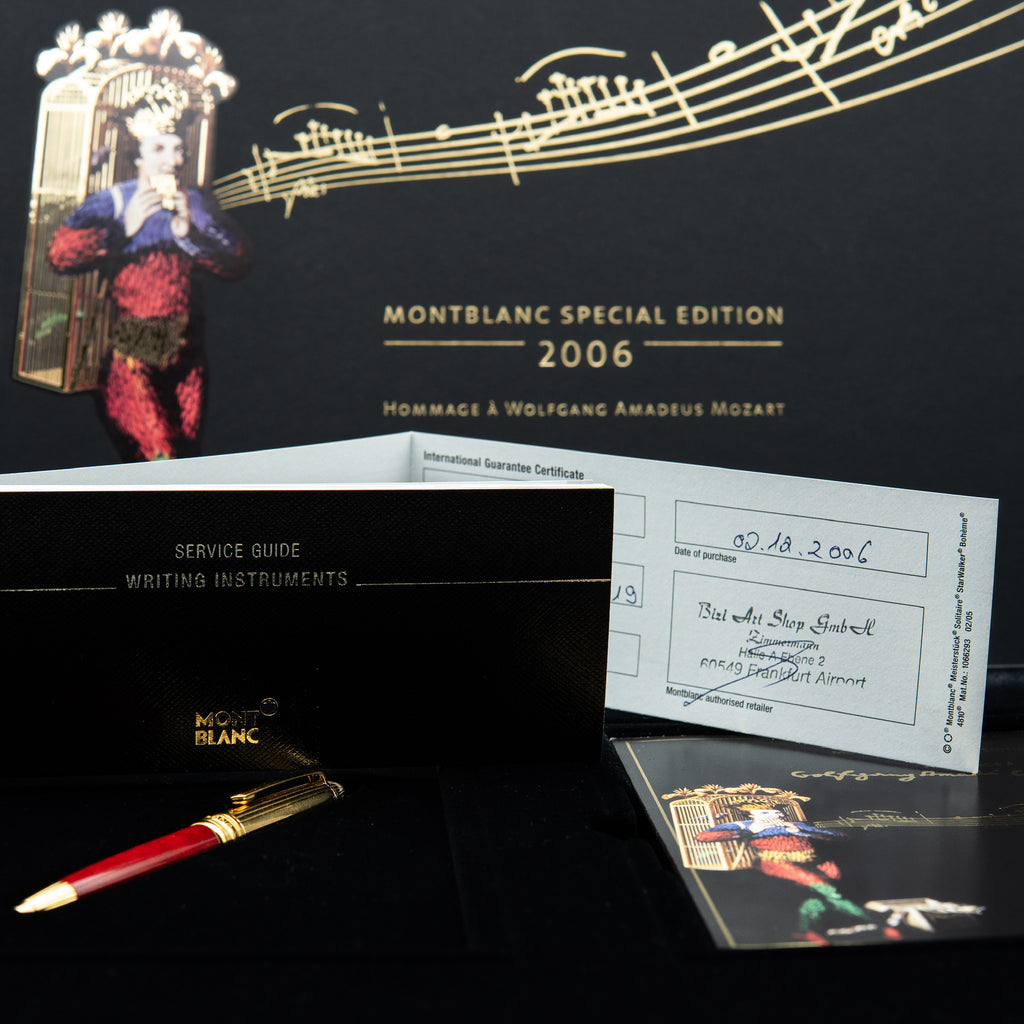 Montblanc Hommage à Wolfgang Amadeus Mozart Special Edition 2006 Ballpoint Pen