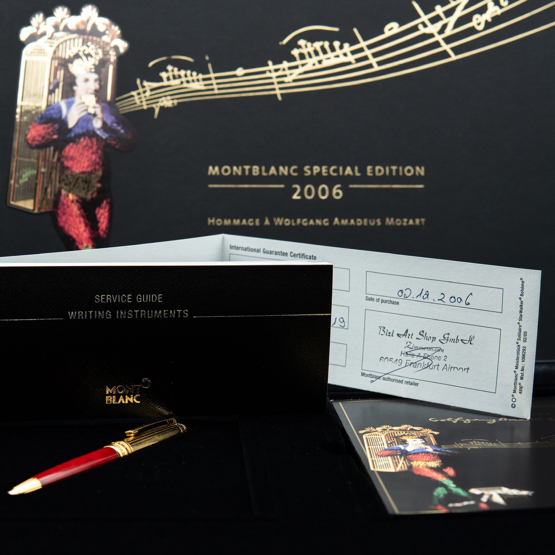 Montblanc Hommage à Wolfgang Amadeus Mozart Special Edition 2006 Ballpoint Pen