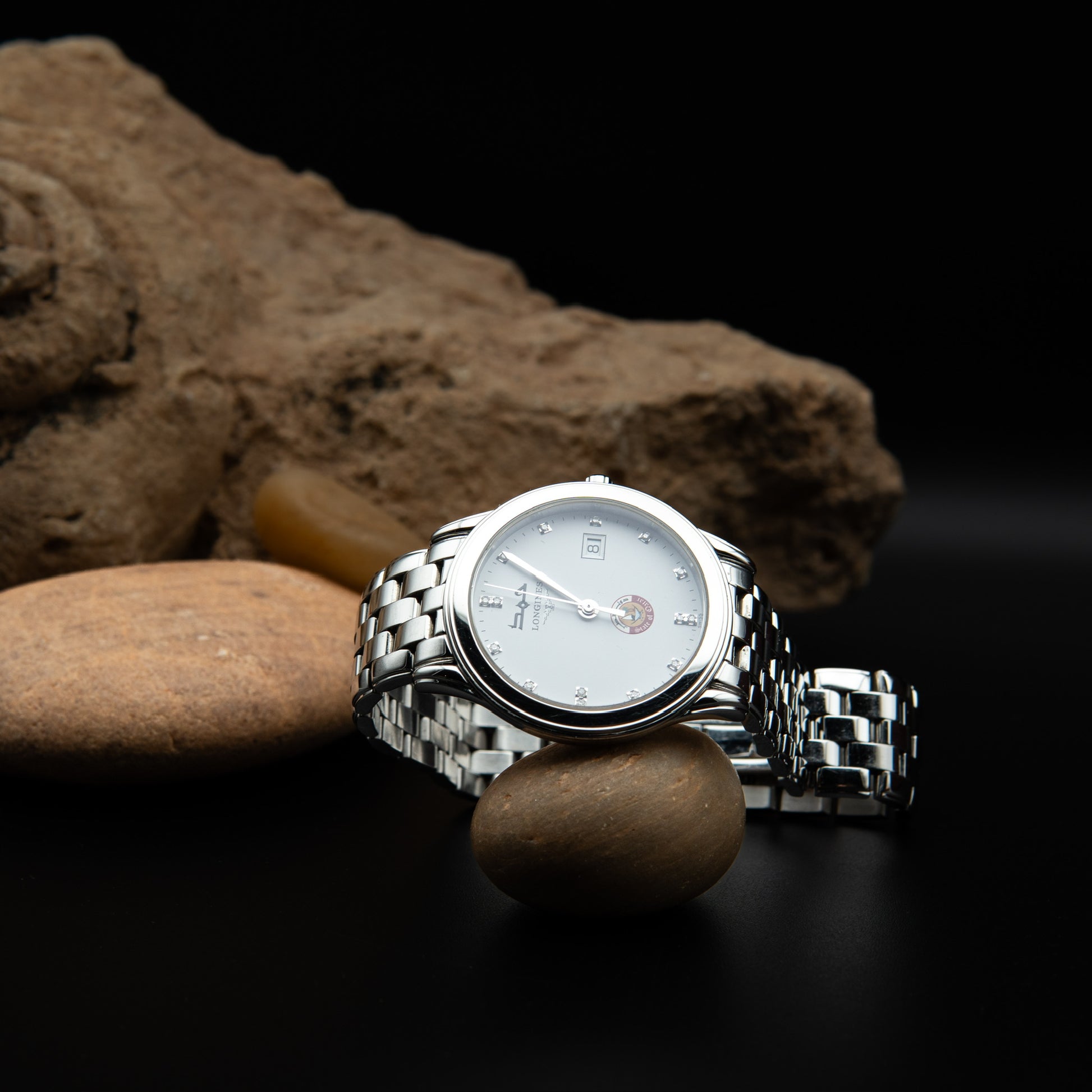 Longines Présence “State of Qatar – HH Sheikh Hamad bin Khalifa Al Thani Edition” Special 36mm Watch with Diamonds