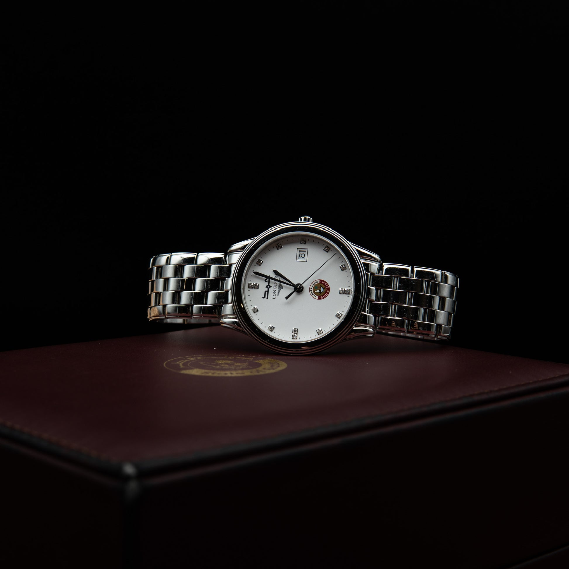 Longines Présence “State of Qatar – HH Sheikh Hamad bin Khalifa Al Thani Edition” Special 36mm Watch with Diamonds