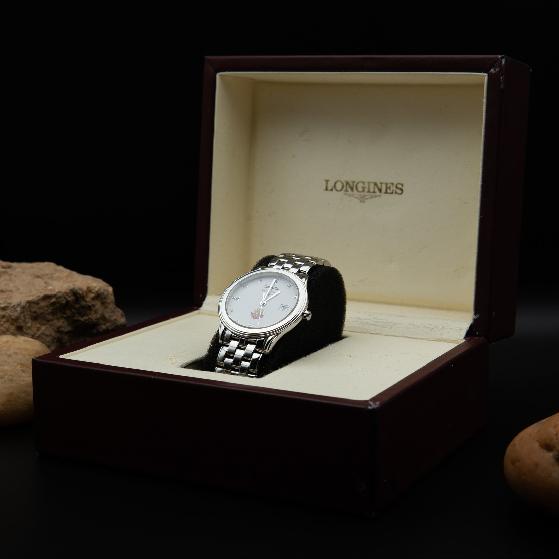 Longines Présence “State of Qatar – HH Sheikh Hamad bin Khalifa Al Thani Edition” Special 36mm Watch with Diamonds
