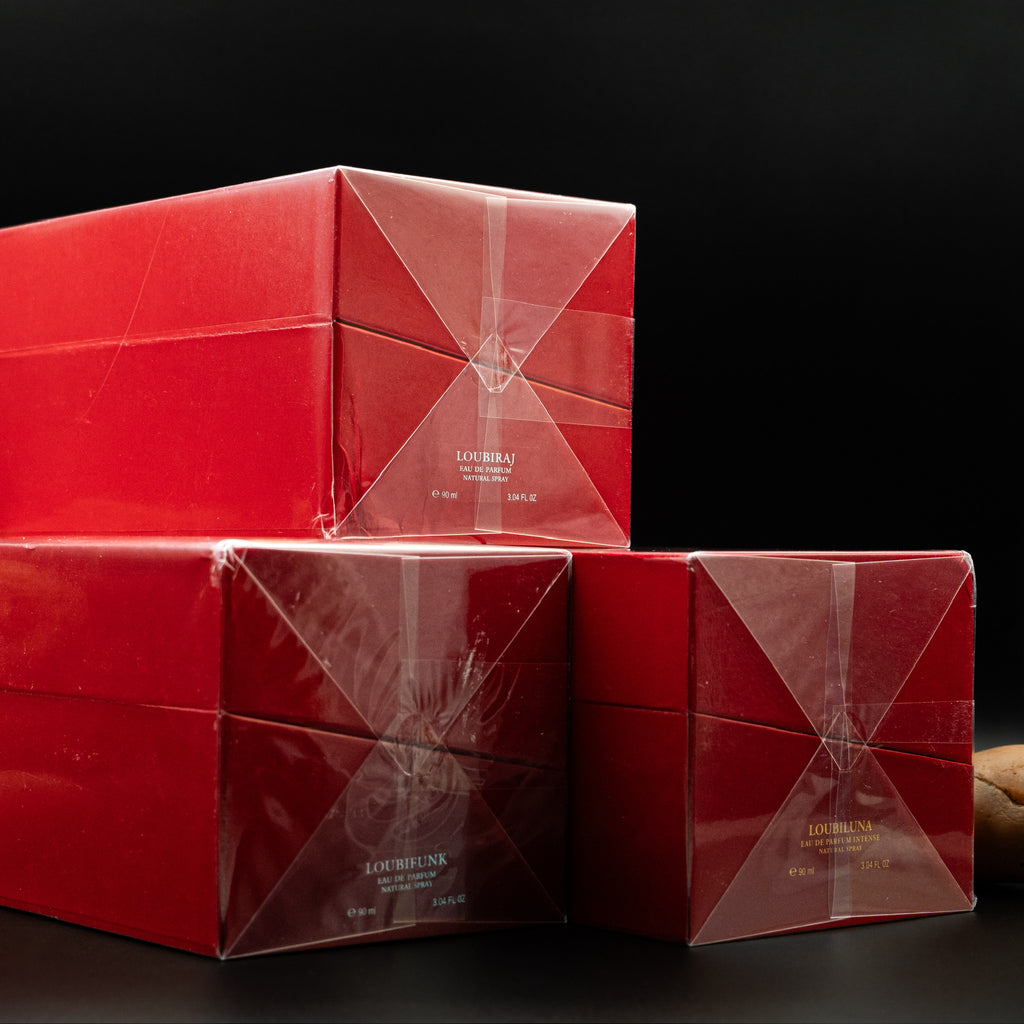 Christian Louboutin Loubiworld Collection – Loubiraj, Loubifunk & Loubiluna Eau de Parfum (90ml)