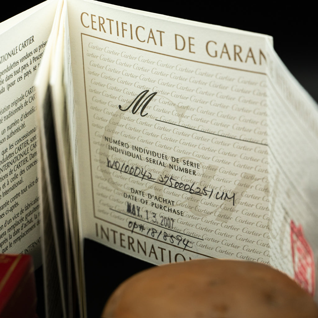 Cartier Santos de Cartier Desk Alarm Clock – Palladium-Finished Steel with Leather Base