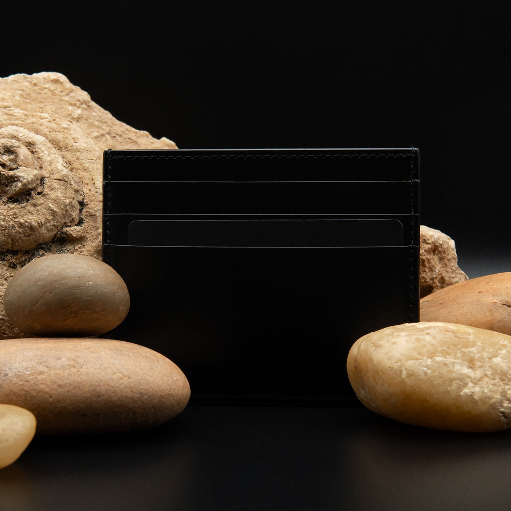 Cartier C de Cartier Black Calfskin Simple Card Holder