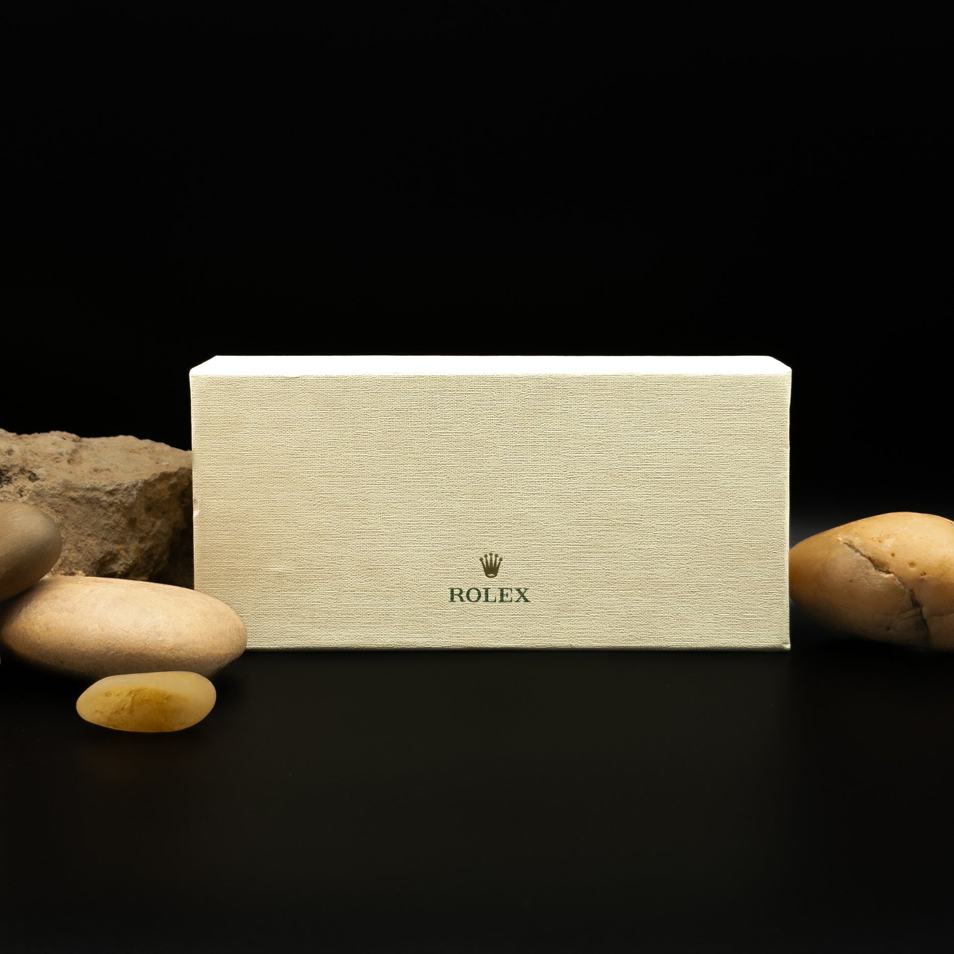 Rolex Sunglasses in Havana Black Acetate & Gold-Tone Fluted Temples - ANYOC Model Size 55□18 140