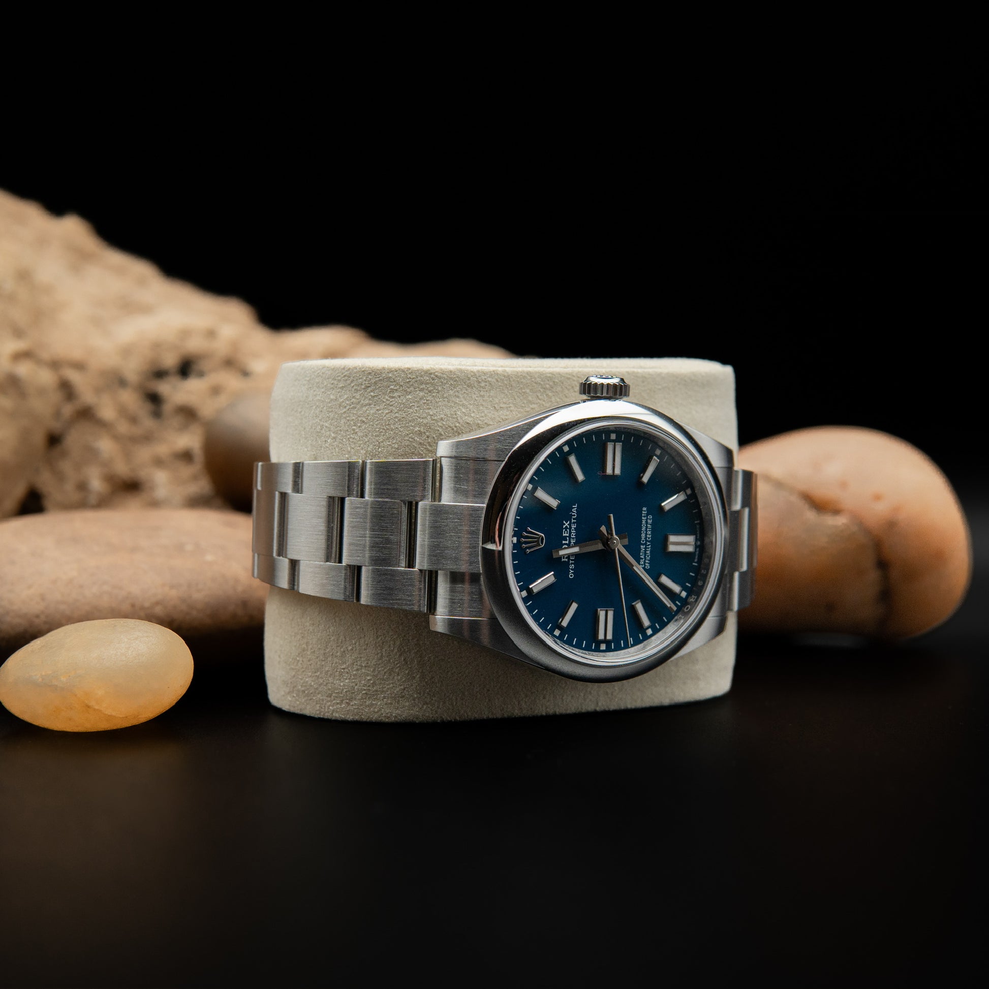 Rolex Oyster Perpetual 41 – Mediterranean Blue Dial in Oystersteel (Ref. 134300)