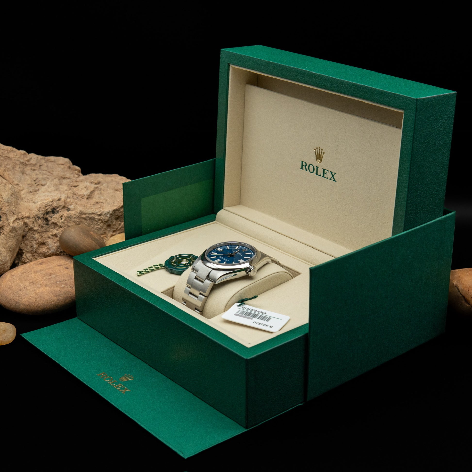 Rolex Oyster Perpetual 41 – Mediterranean Blue Dial in Oystersteel (Ref. 134300)