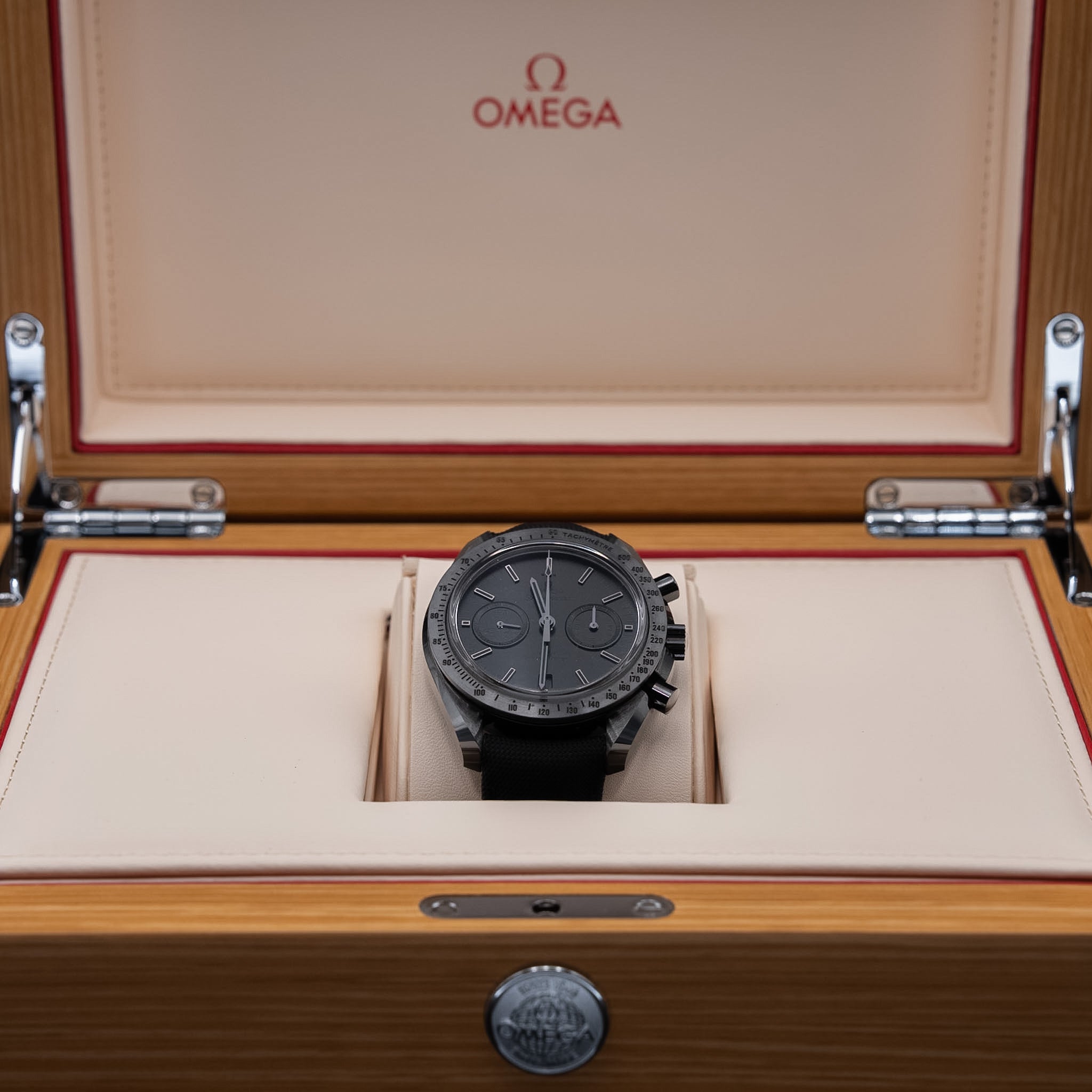 Omega Speedmaster Dark Side of the Moon “Black Black” Co-Axial Chronometer Chronograph in 44.25 mm Ceramic Case (Ref. 311.92.44.51.01.005)