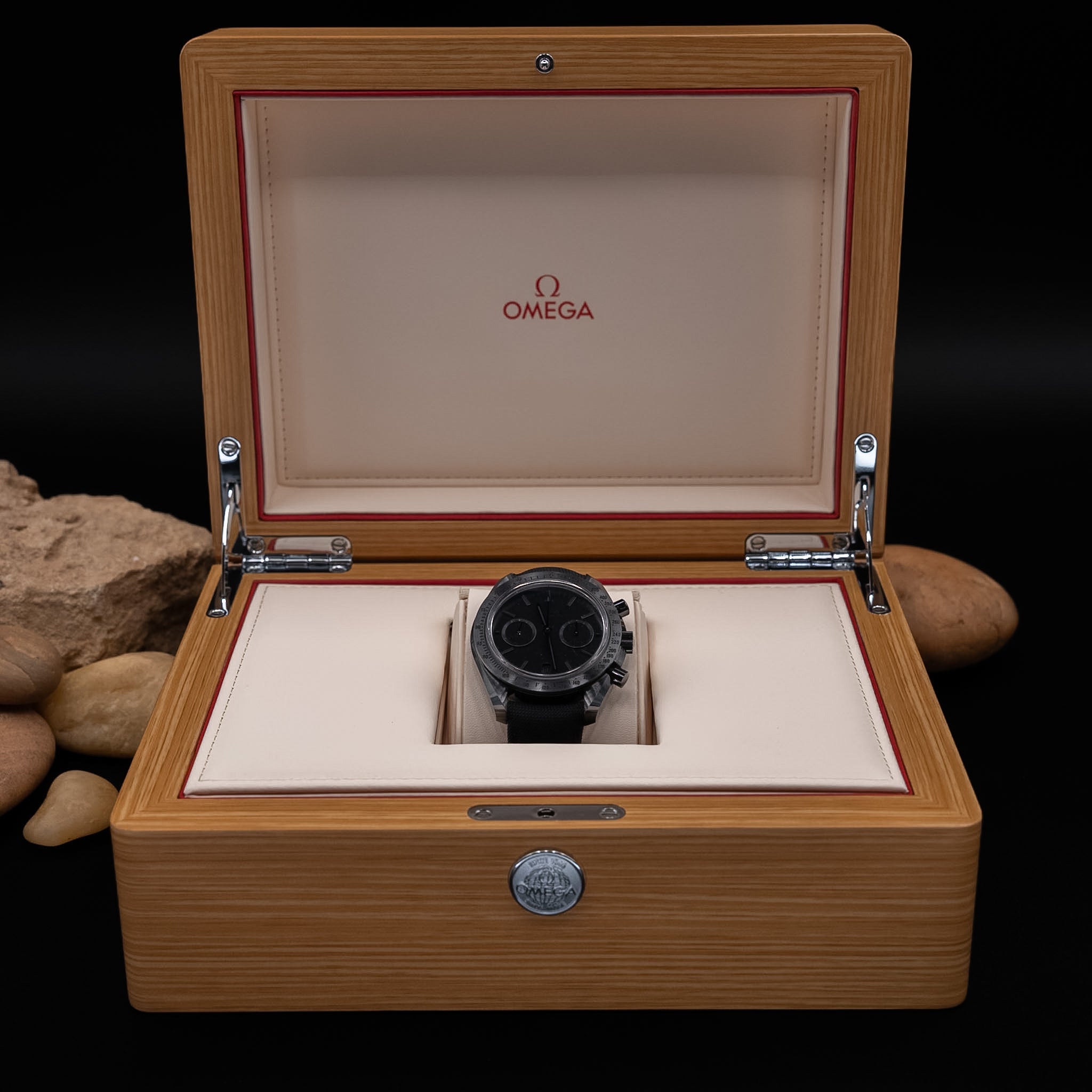 Omega Speedmaster Dark Side of the Moon “Black Black” Co-Axial Chronometer Chronograph in 44.25 mm Ceramic Case (Ref. 311.92.44.51.01.005)
