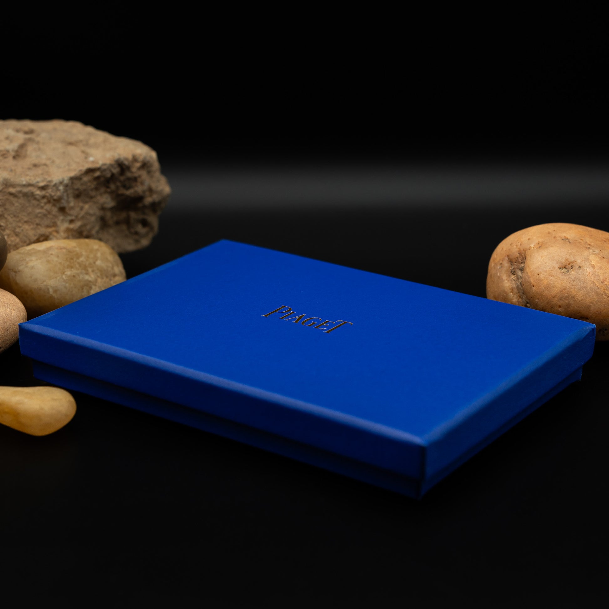 Piaget Passport Holder in Blue Leather