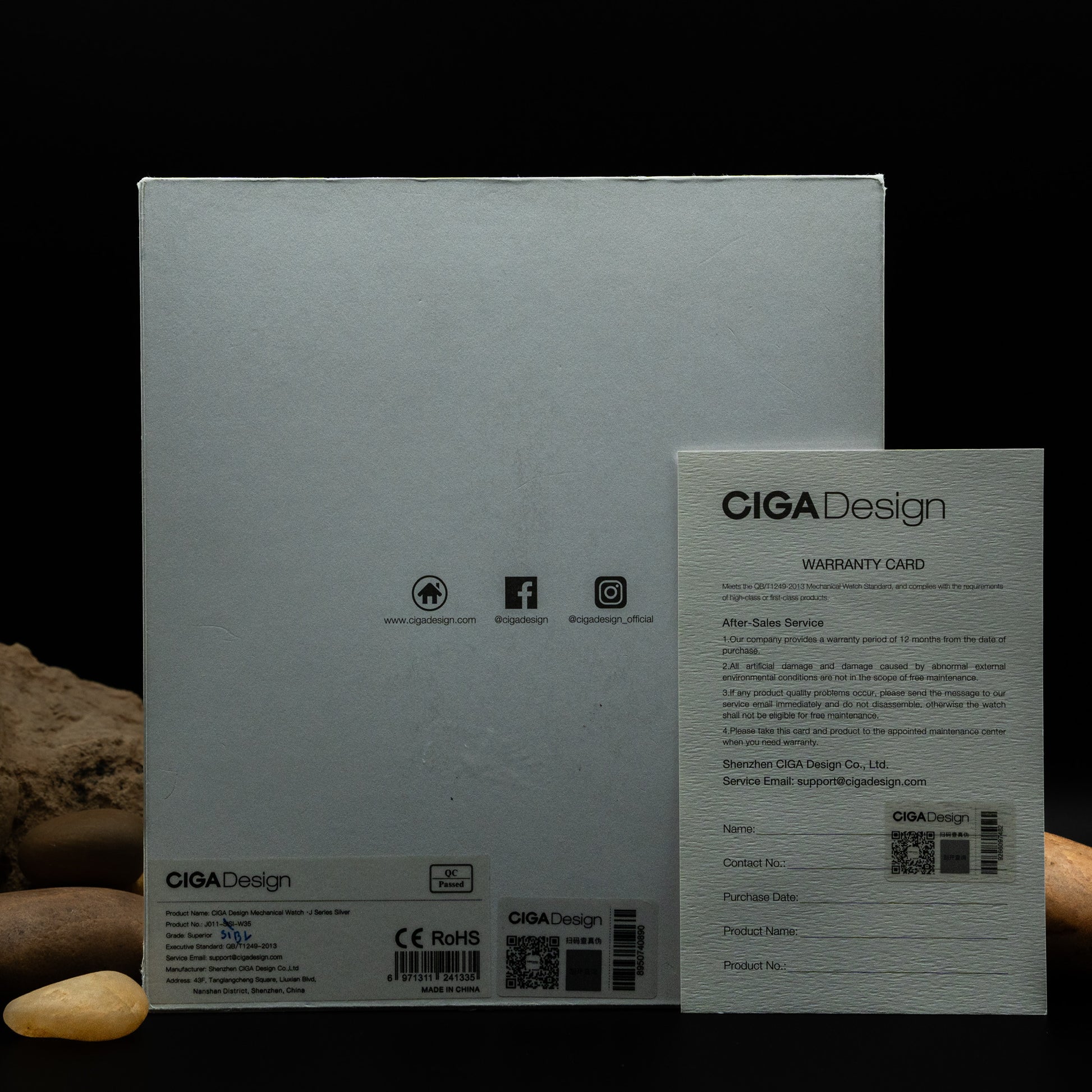 CIGA Design Mechanical Watch – J Series (Silver)