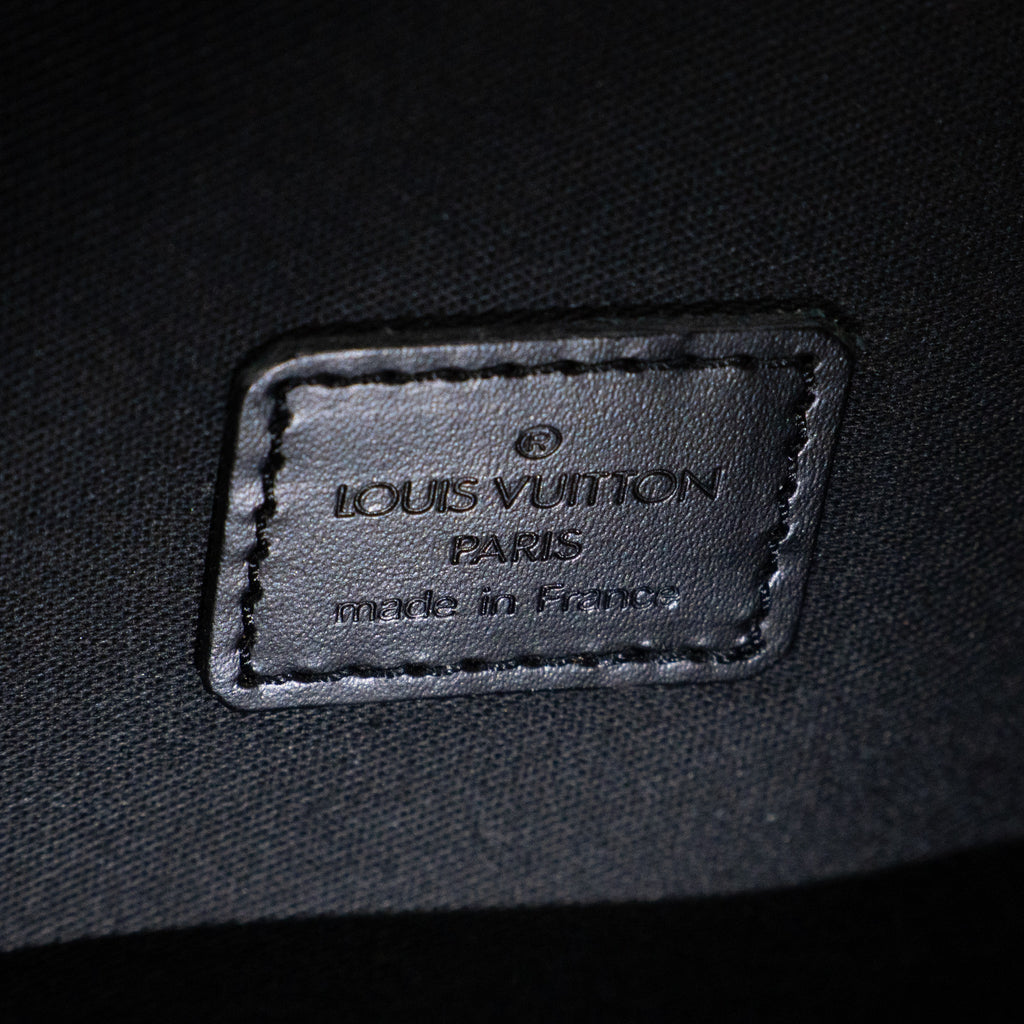 Louis Vuitton Monogram Glacé Steve Messenger Bag in Dark Brown Cowhide Leather from 2000