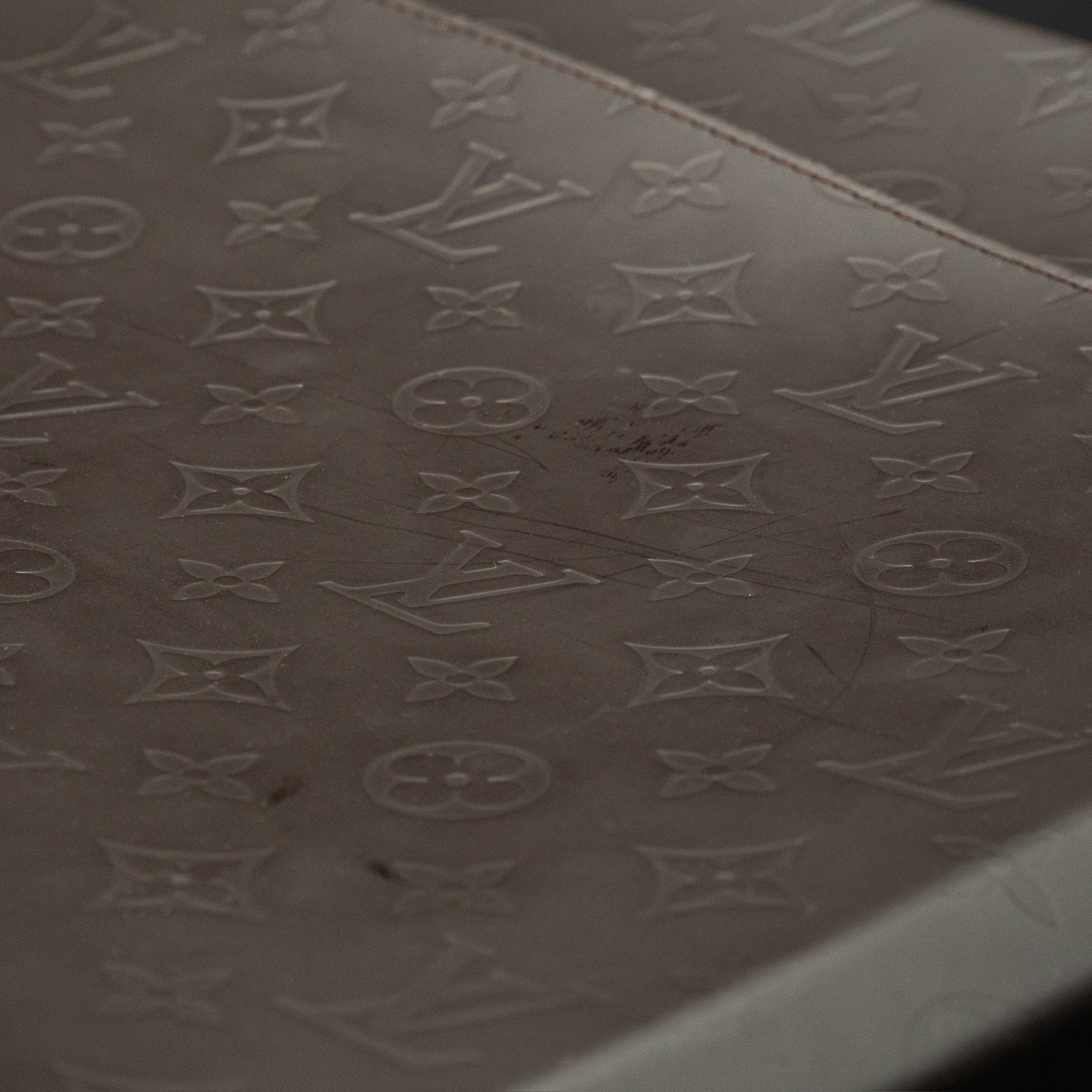 Louis Vuitton Monogram Glacé Steve Messenger Bag in Dark Brown Cowhide Leather from 2000