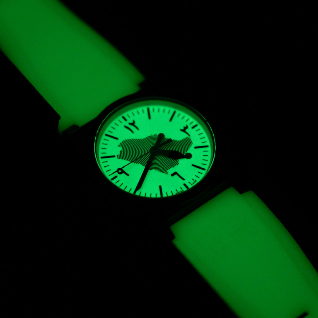 ساعة بيل آند روس BR 03-92 إصدار السعودية المحدود إلى ٩٠ قطعة بمناسبة الذكرى التسعين عام أوتوماتيكية سوداء سيراميكية مضيئة بالكامل (المرجع: BR03-92-CBL)