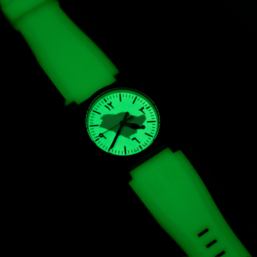 ساعة بيل آند روس BR 03-92 إصدار السعودية المحدود إلى ٩٠ قطعة بمناسبة الذكرى التسعين عام أوتوماتيكية سوداء سيراميكية مضيئة بالكامل (المرجع: BR03-92-CBL)