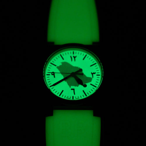 Bell & Ross BR 03-92 Saudi Arabia 90th Anniversary Limited Edition (1 of 90 Pieces) Full Luminous Black Ceramic Automatic Watch (Ref. BR03-92-CBL)