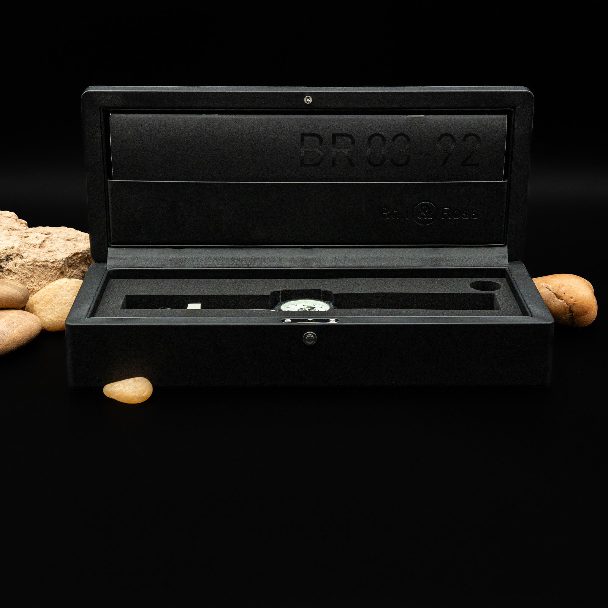 Bell & Ross BR 03-92 Saudi Arabia 90th Anniversary Limited Edition (1 of 90 Pieces) Full Luminous Black Ceramic Automatic Watch (Ref. BR03-92-CBL)
