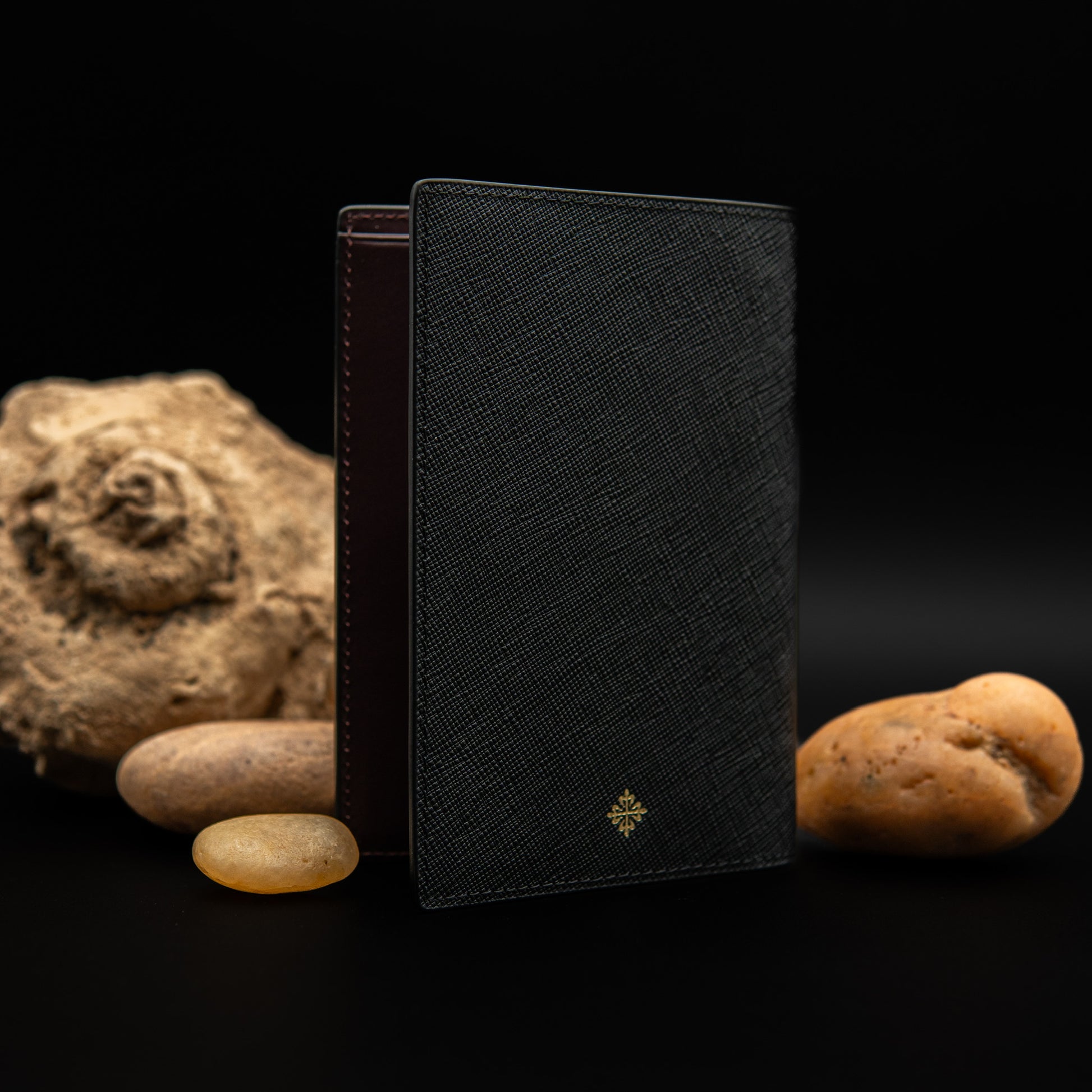 Patek Philippe Saffiano Leather Passport Holder & Card Holder Set