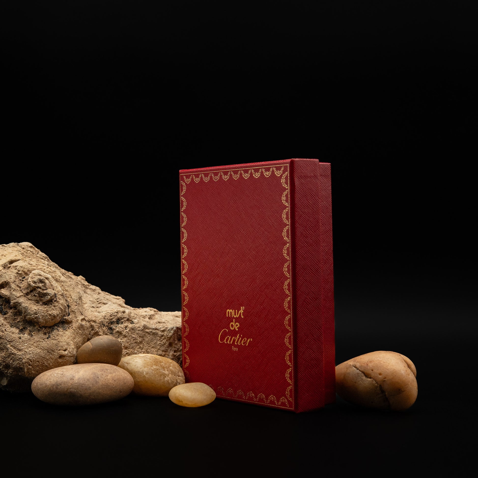 Cartier Must de Cartier Frame Wallet in Bordeaux Cowhide Leather from 1998