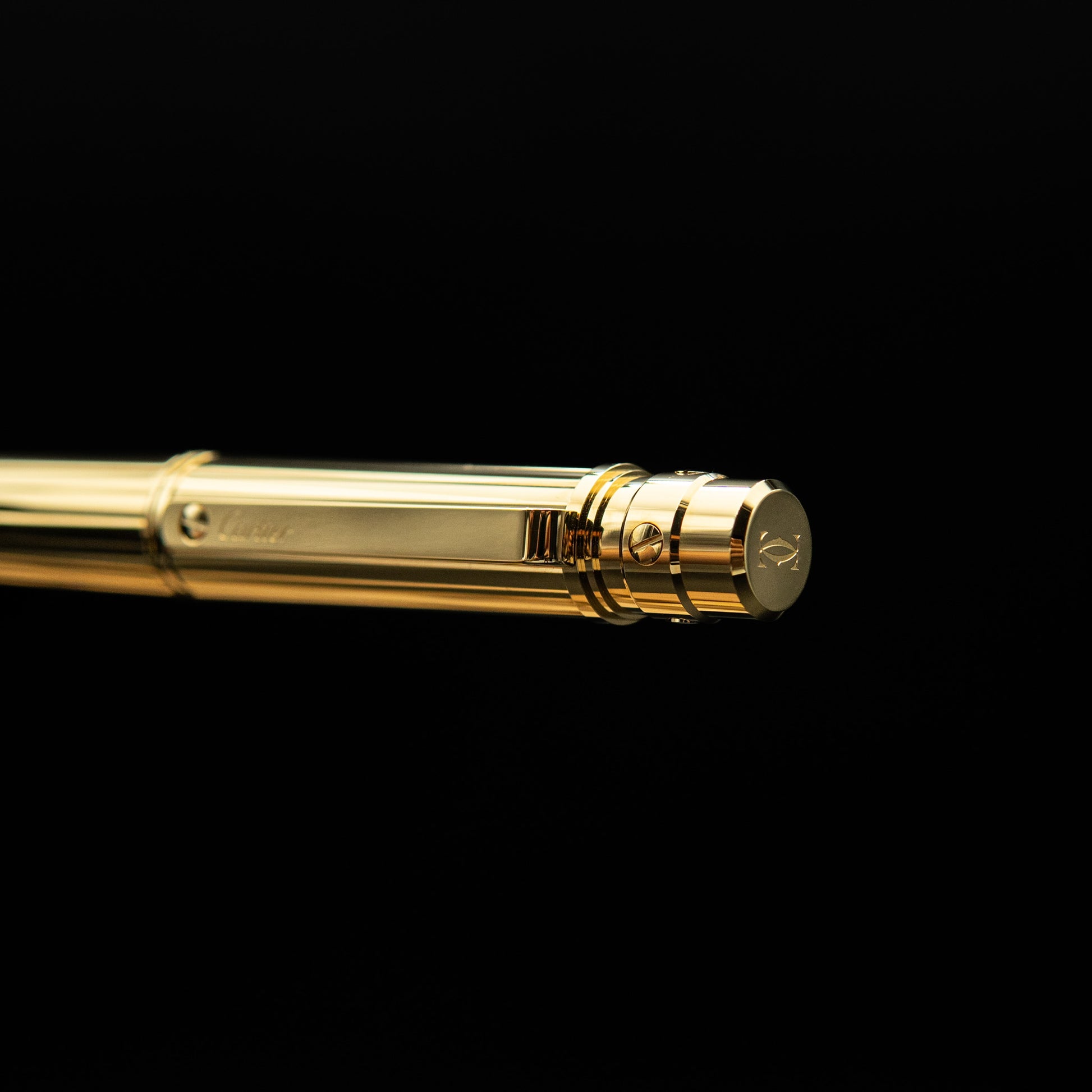 Cartier Santos de Cartier Rollerball Pen in 18k Gold Finish