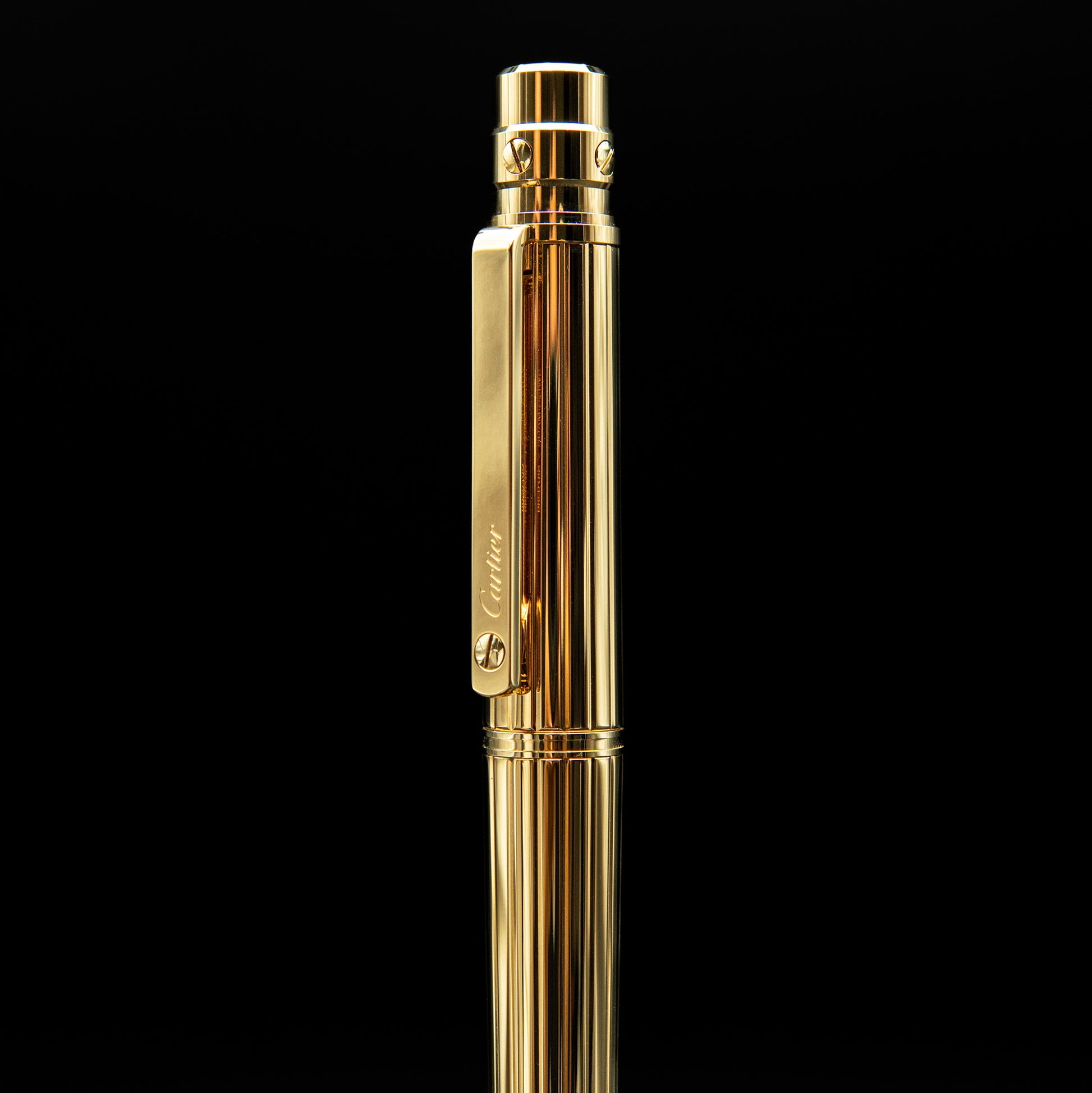 Cartier Santos de Cartier Rollerball Pen in 18k Gold Finish