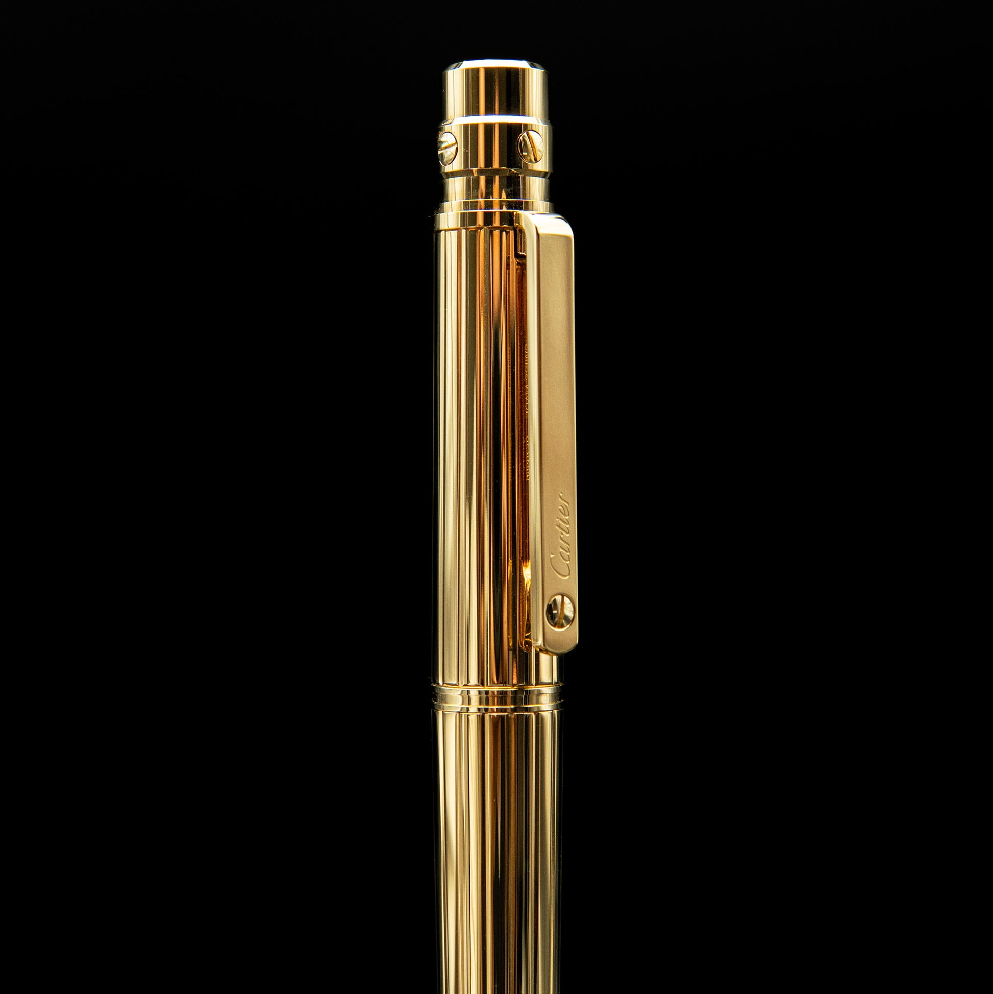 Cartier Santos de Cartier Rollerball Pen in 18k Gold Finish