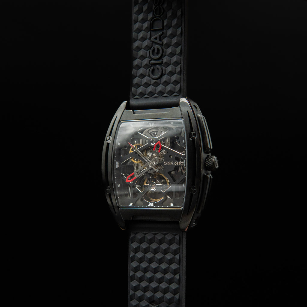 CIGA Design Z Series Edge (DLC Black) Skeleton Mechanical Watch
