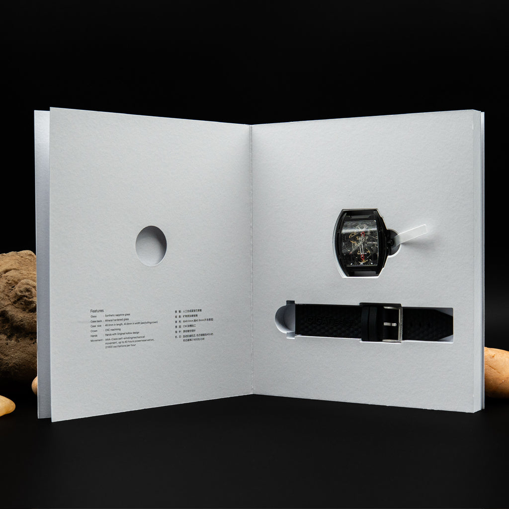 CIGA Design Z Series Edge (DLC Black) Skeleton Mechanical Watch