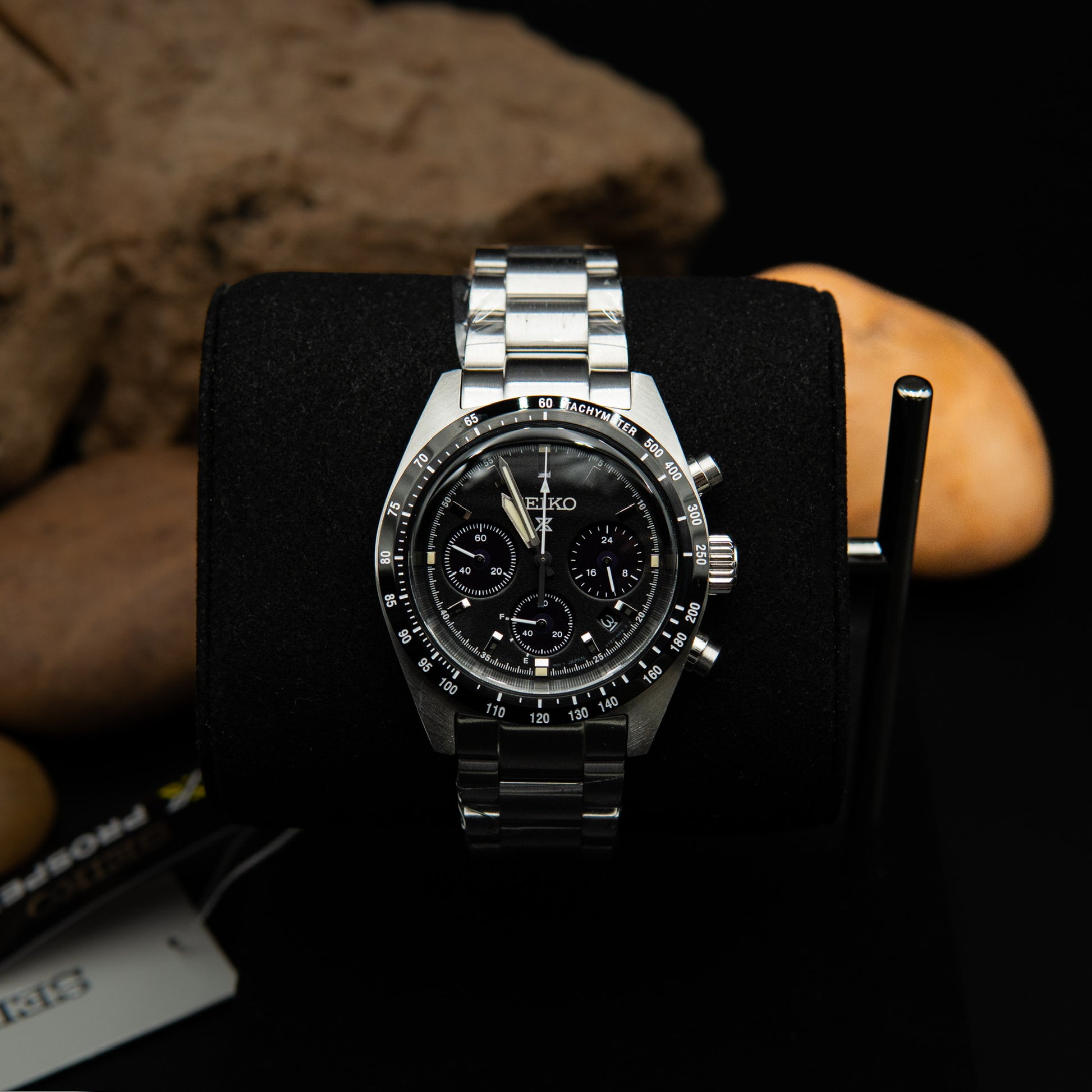 Seiko Prospex Speedtimer Solar Chronograph (Ref. SSC819) – Black Dial
