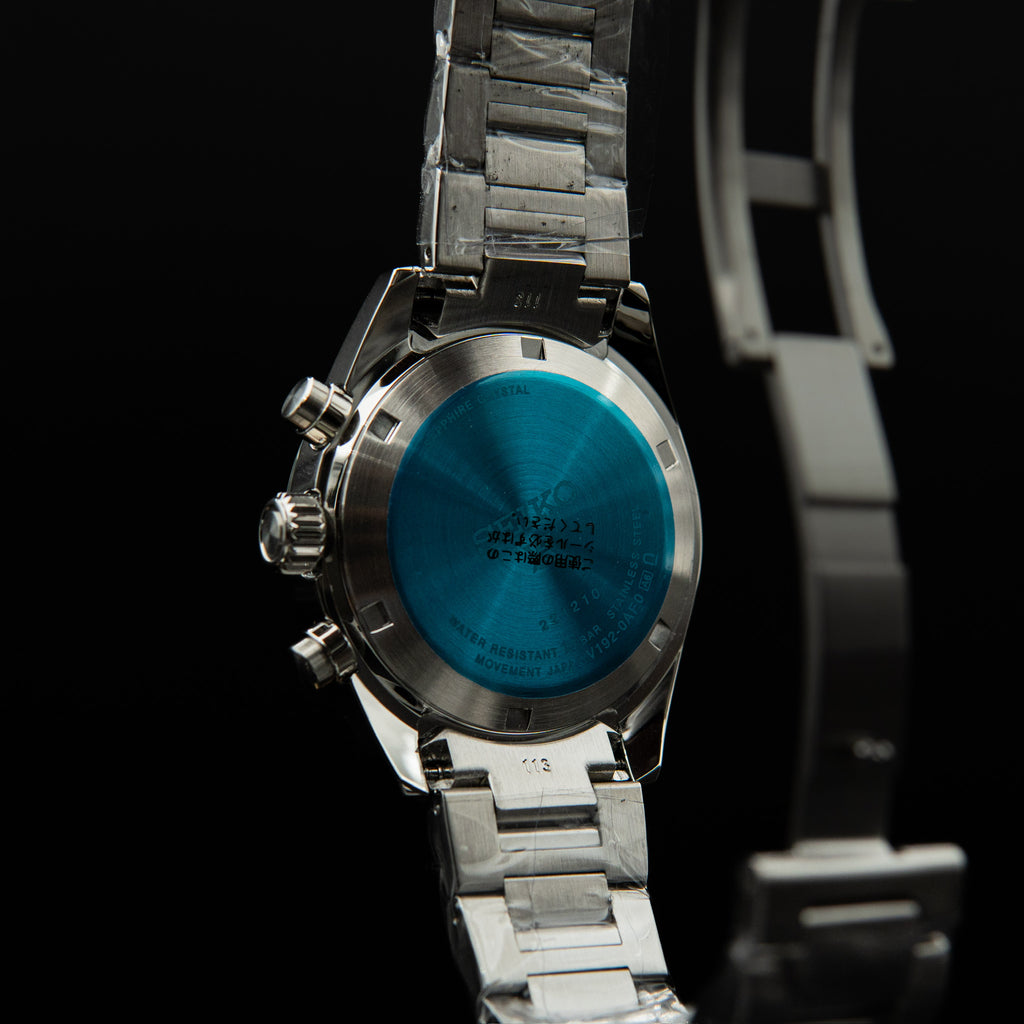 ساعة سيكو بروسبكس سبيدتايمر سولار كرونوغراف (رقم المرجع SSC819) بالمينا أسود