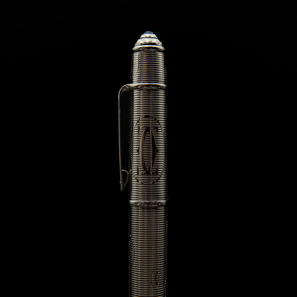 Cartier Diabolo de Cartier "Happy Birthday" Palladium-Plated Fountain Pen