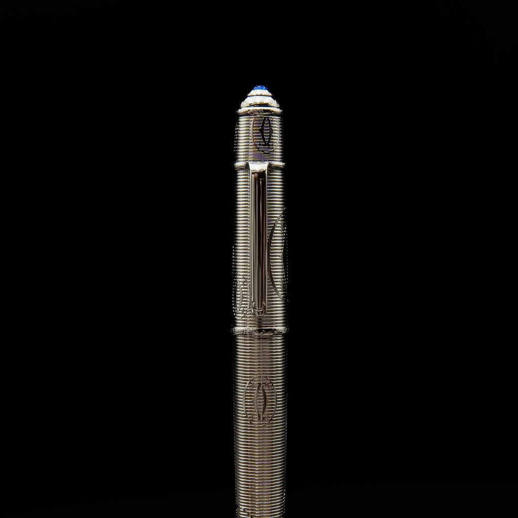 Cartier Diabolo de Cartier "Happy Birthday" Palladium-Plated Fountain Pen