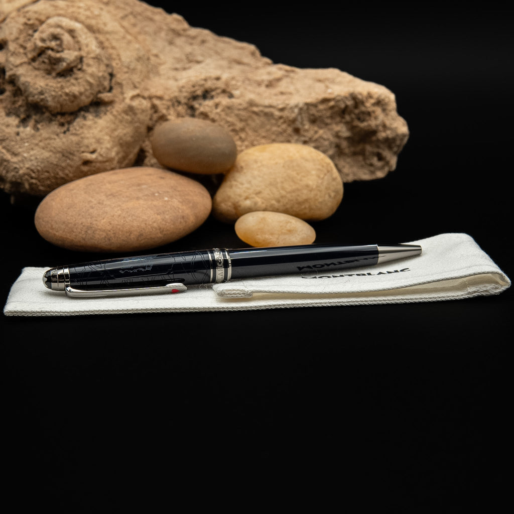 قلم مون بلان مايسترستوك جاف من إصدار "حول العالم في ٨٠ يومًا" الخاص