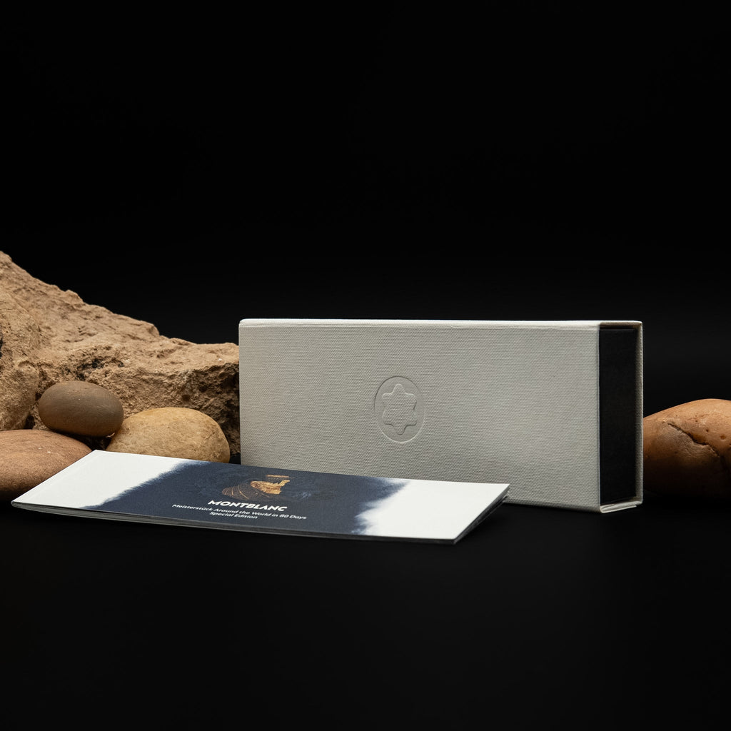 قلم مون بلان مايسترستوك جاف من إصدار "حول العالم في ٨٠ يومًا" الخاص