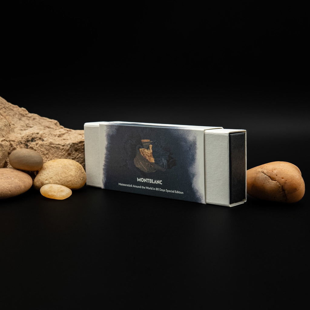قلم مون بلان مايسترستوك جاف من إصدار "حول العالم في ٨٠ يومًا" الخاص